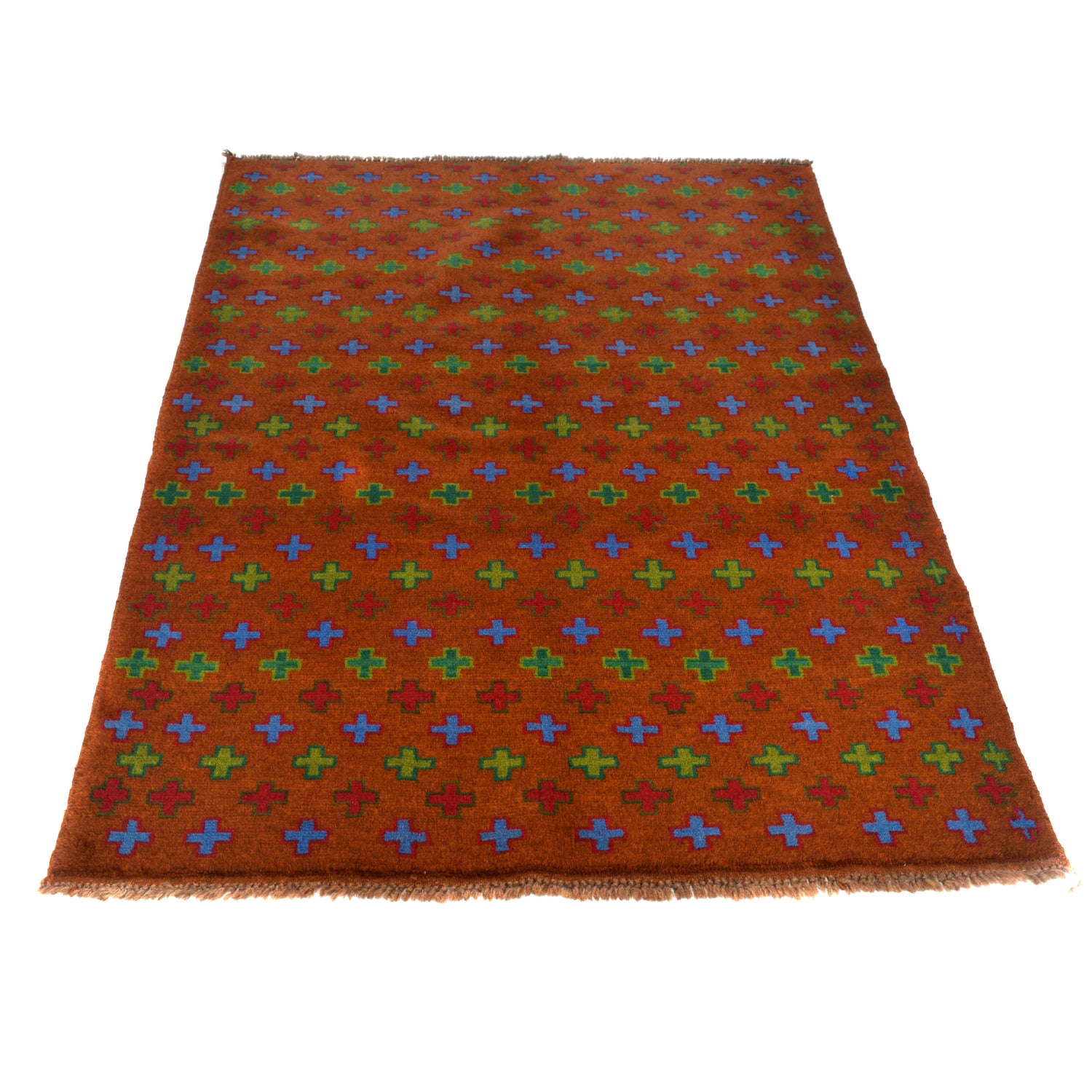 Handmade Balochi Rug 4' 1" x 5' 11" ft / 124 x 180 cm - No. W27394