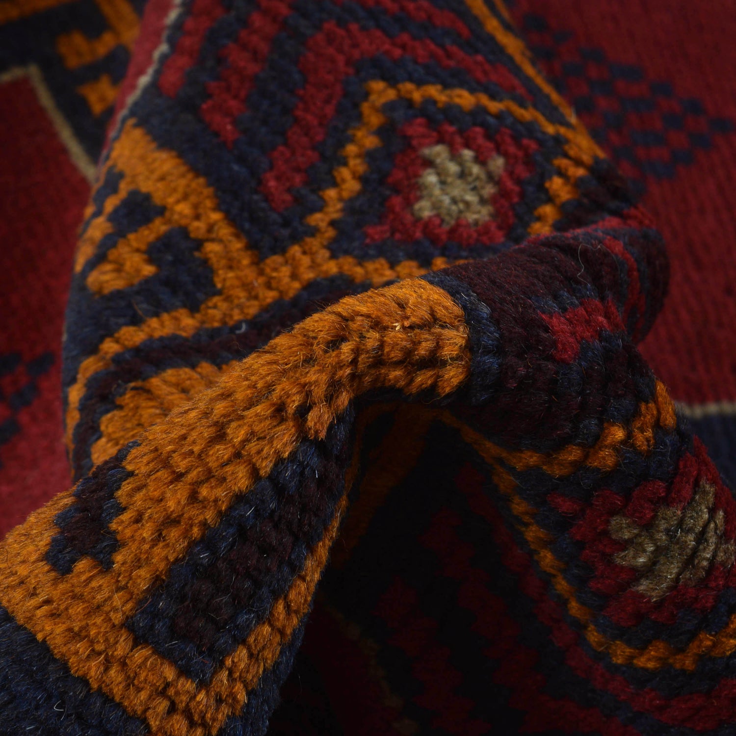 Handmade Balochi Rug 3' 10" x 6' 4" ft / 116 x 193 cm - No. W27396