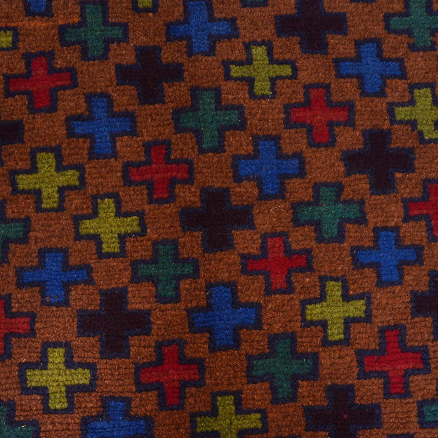 Handmade Balochi Rug 4' 2" x 6' 0" ft / 126 x 184 cm - No. W27400