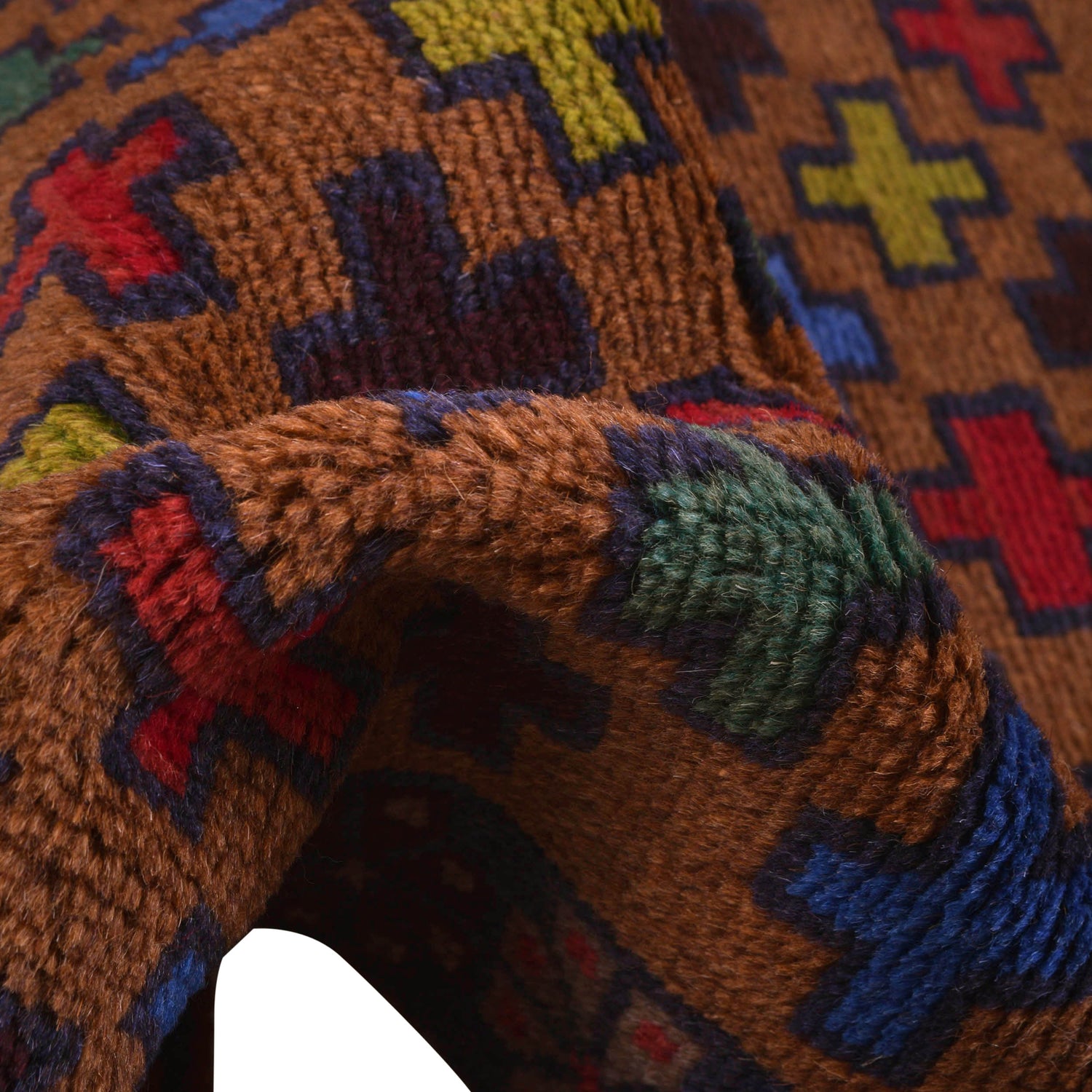 Handmade Balochi Rug 4' 2" x 6' 0" ft / 126 x 184 cm - No. W27400