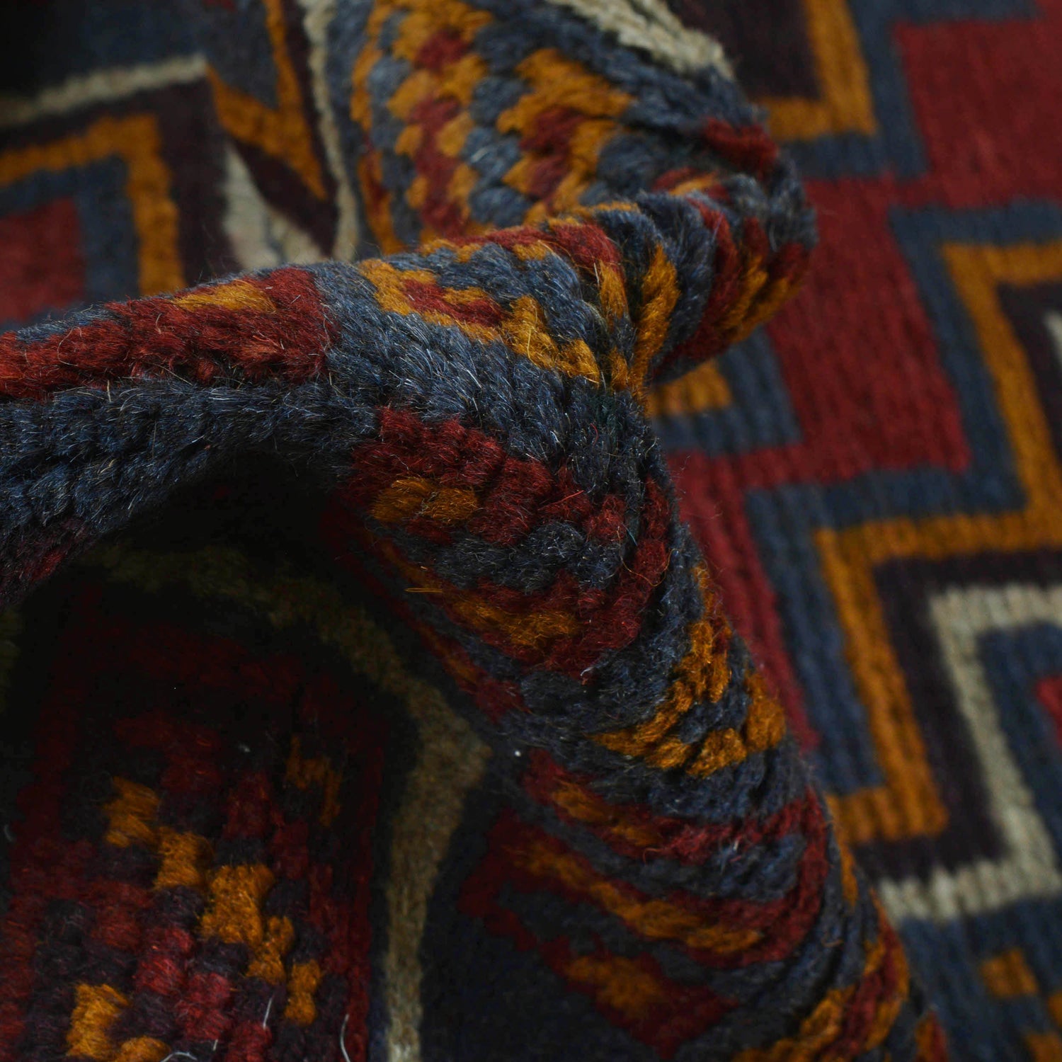 Handmade Balochi Rug 3' 7" x 6' 1" ft / 110 x 185 cm - No. W27406