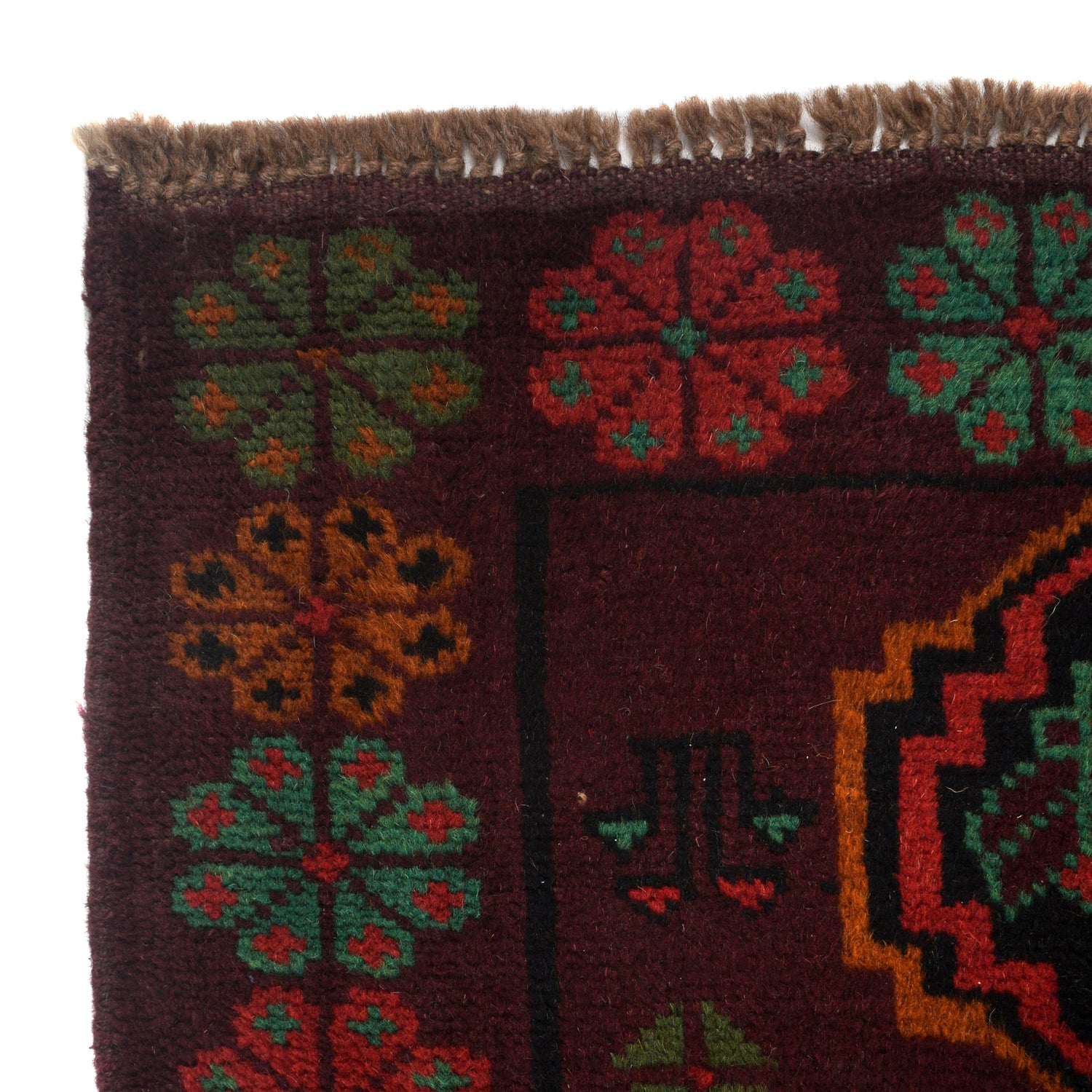 Handmade Balochi Rug 4' 1" x 6' 2" ft / 125 x 188 cm - No. W27408