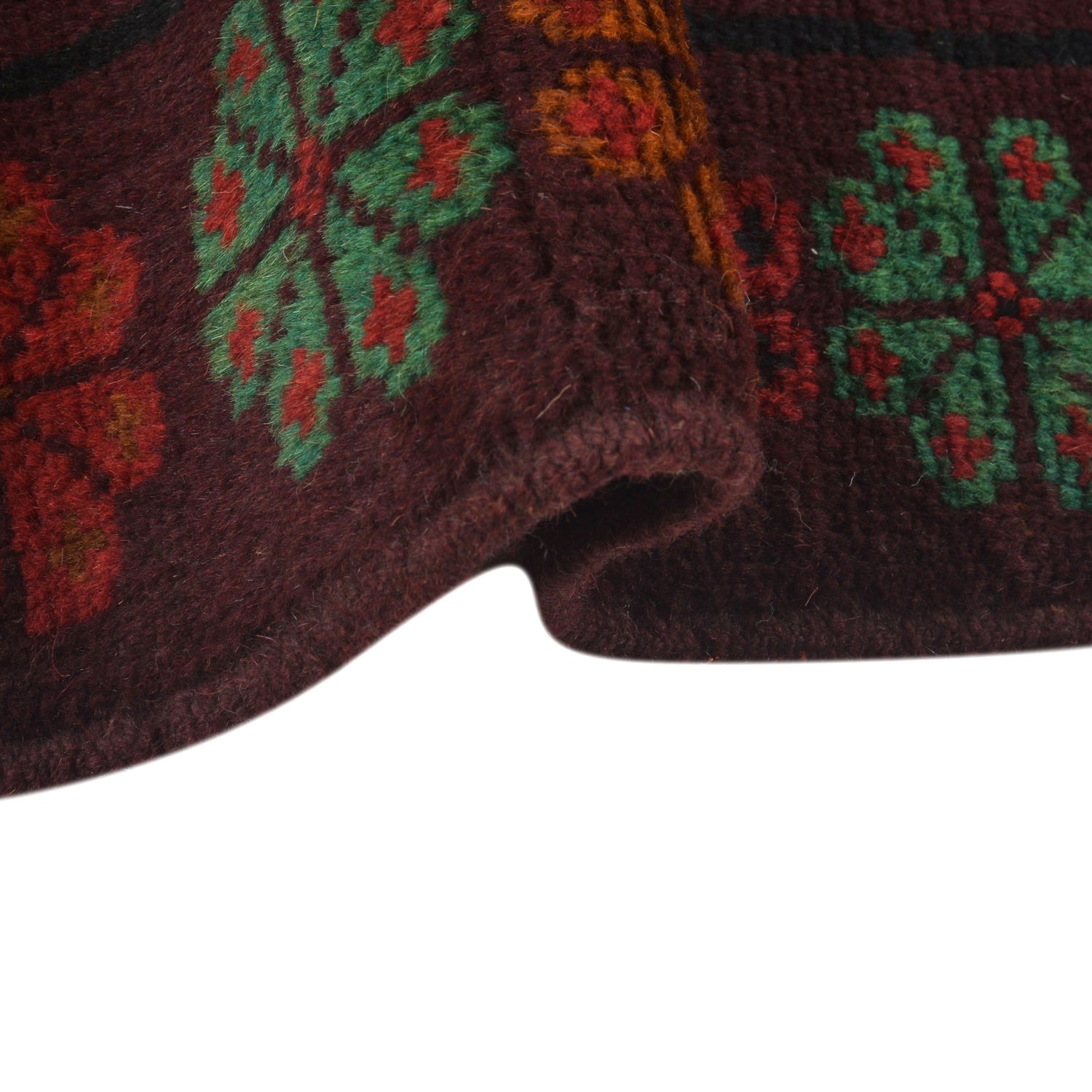 Handmade Balochi Rug 4' 1" x 6' 2" ft / 125 x 188 cm - No. W27408