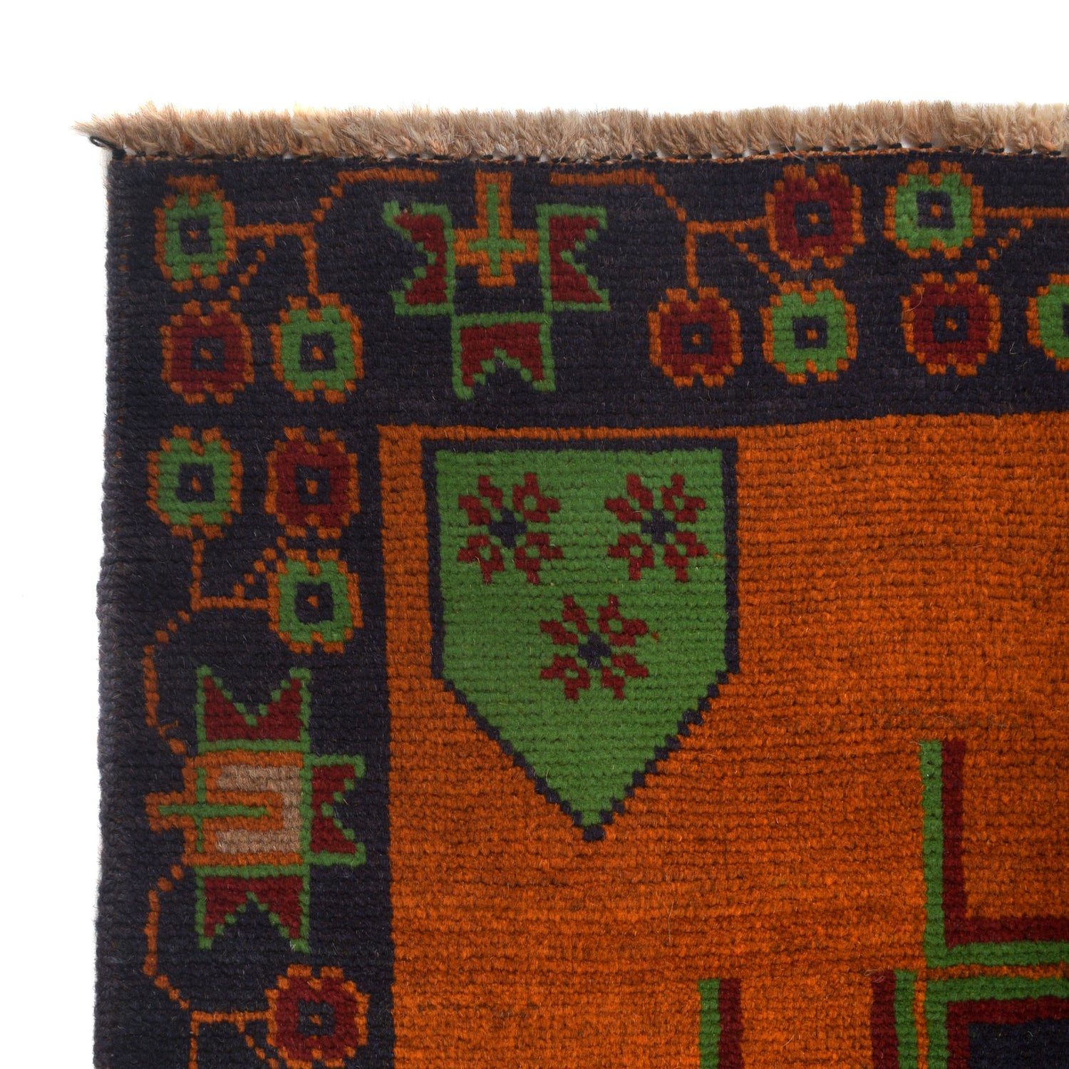 Handmade Balochi Rug 3' 10" x 6' 4" ft / 116 x 192 cm - No. W27412