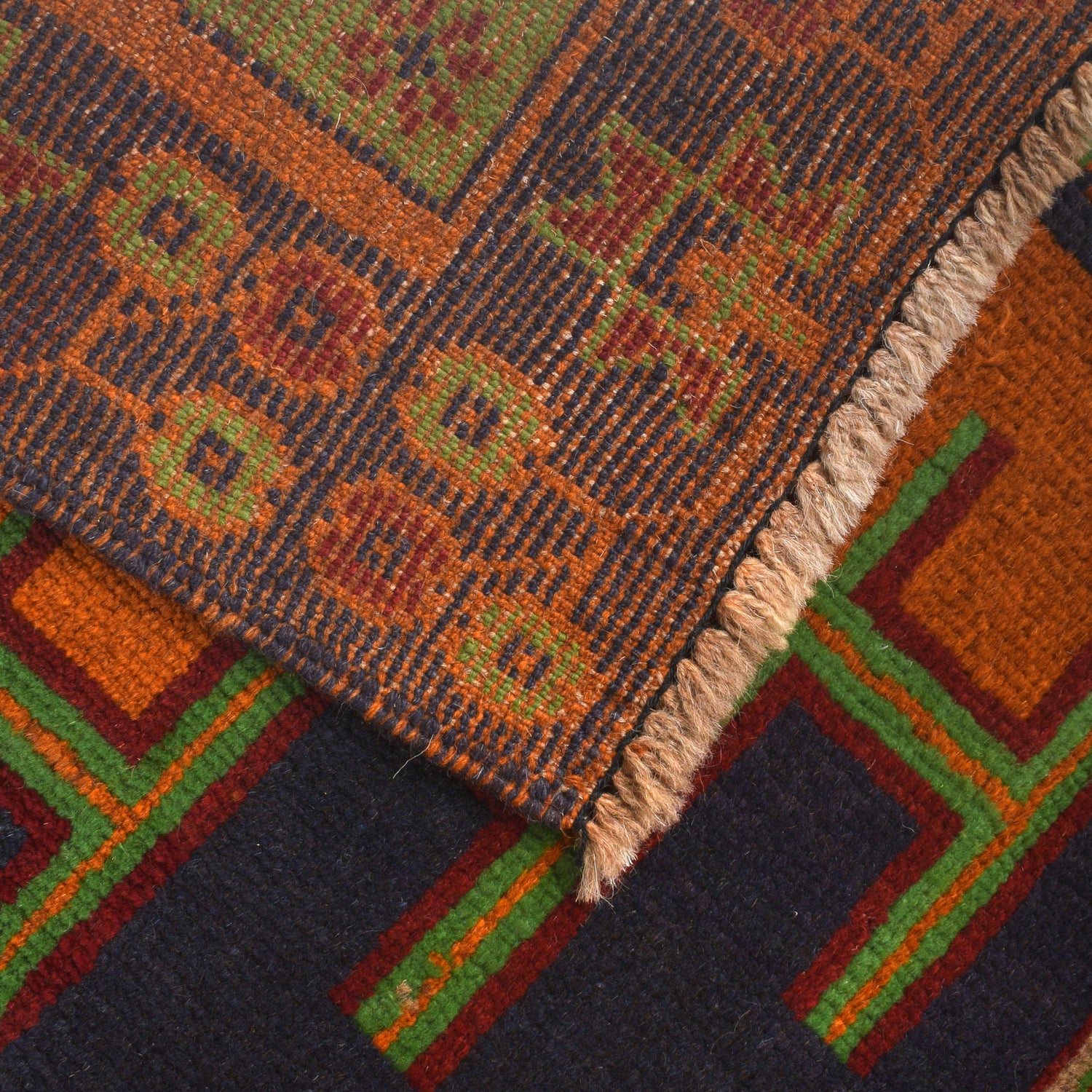 Handmade Balochi Rug 3' 10" x 6' 4" ft / 116 x 192 cm - No. W27412