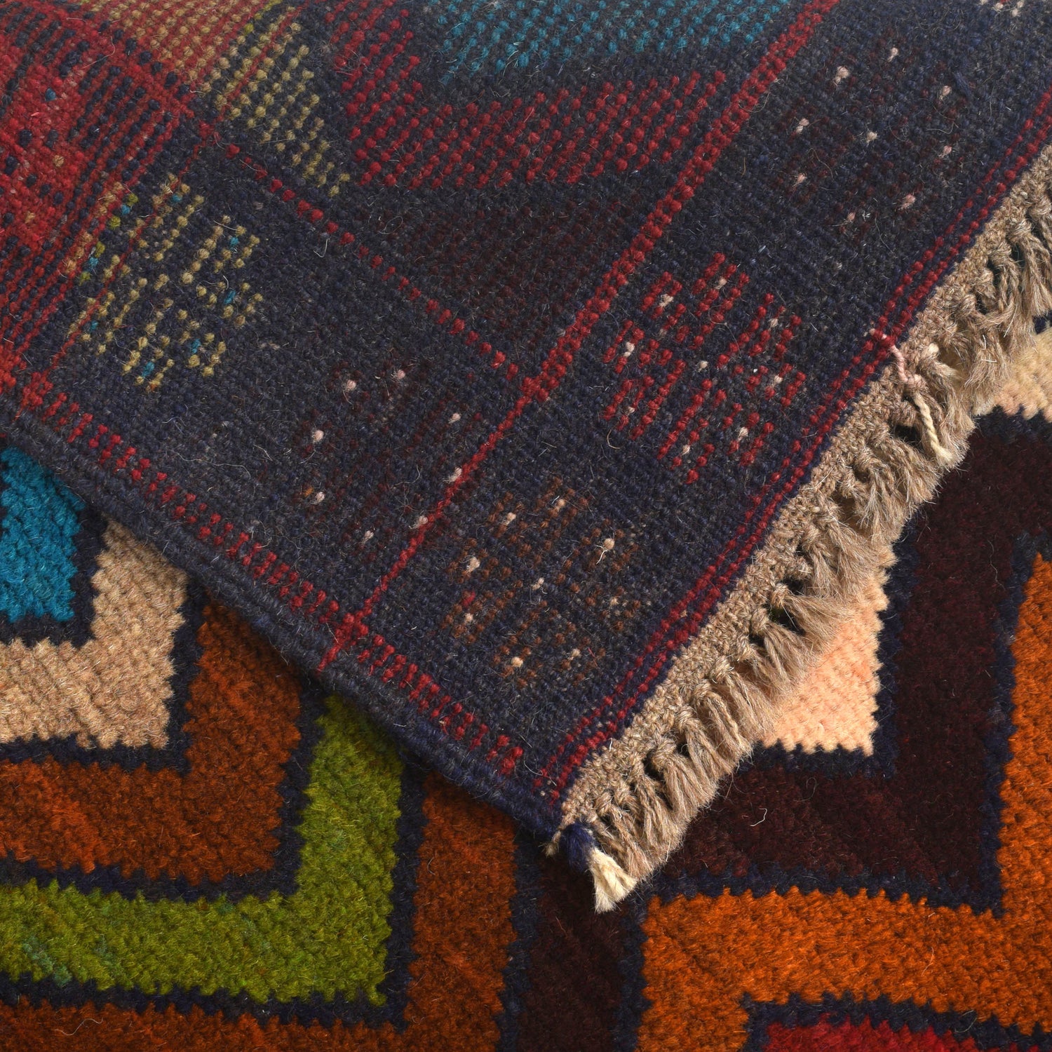 Tribal Baloch Rug 3' 7" x 6' 0" ft / 110 x 183 cm - No. W27416