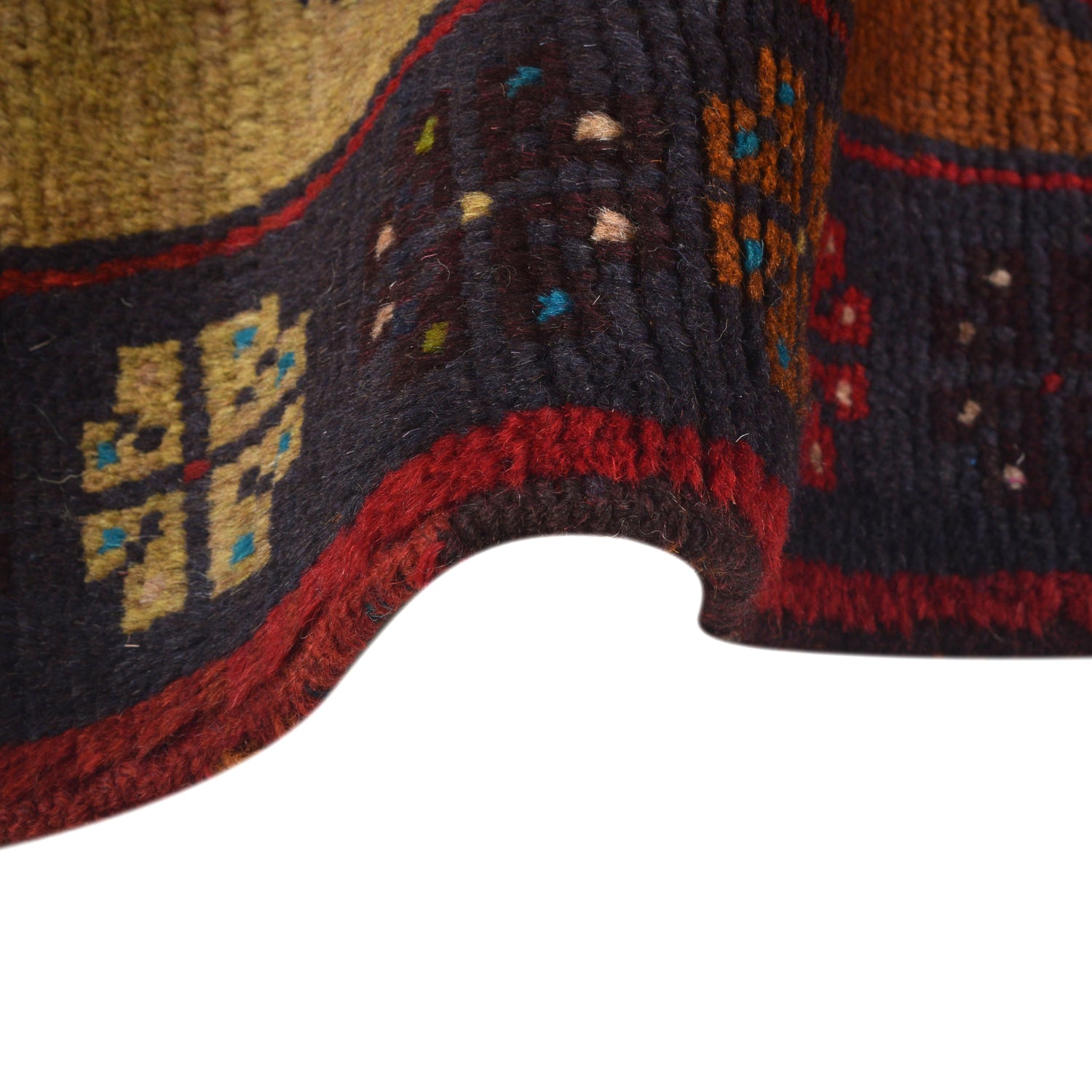 Tribal Baloch Rug 3' 7" x 6' 0" ft / 110 x 183 cm - No. W27416