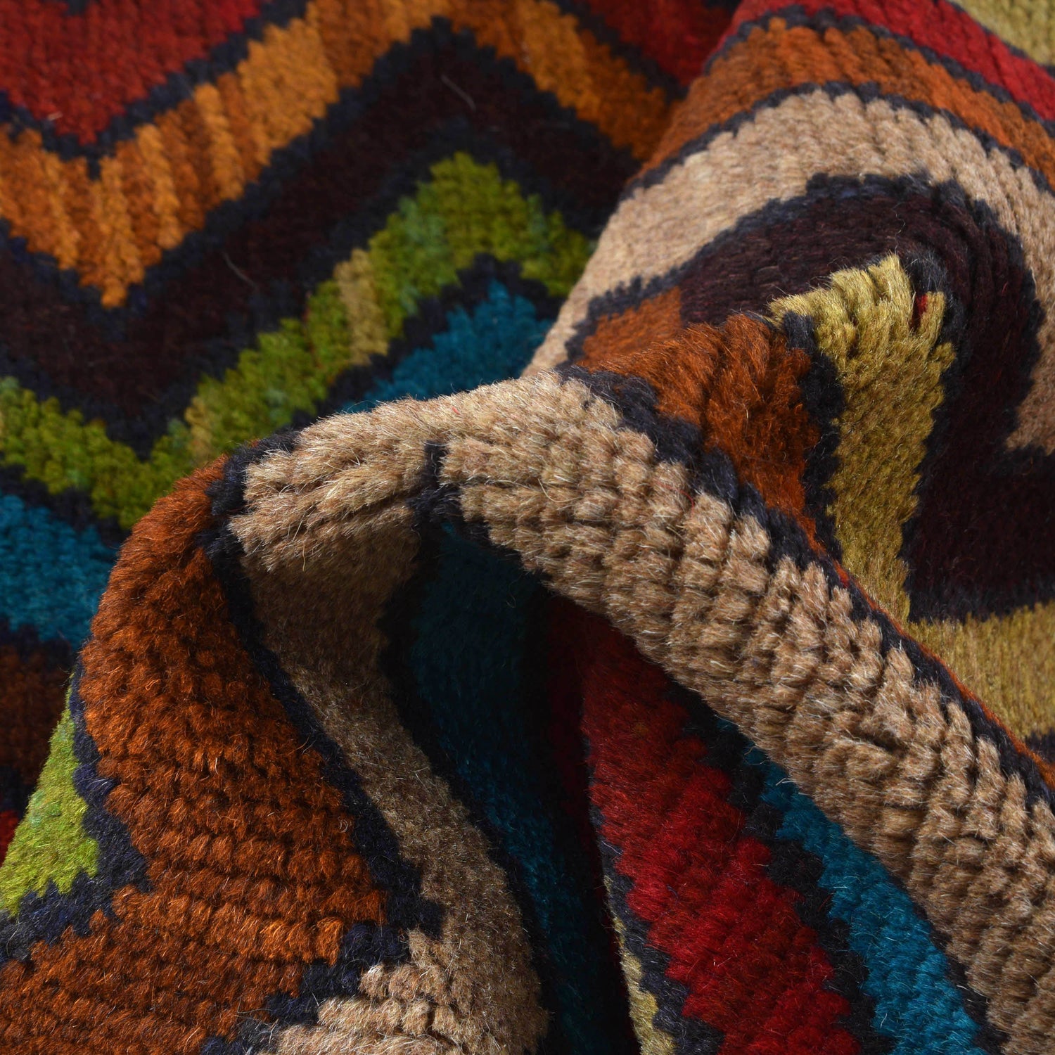 Tribal Baloch Rug 3' 7" x 6' 0" ft / 110 x 183 cm - No. W27416