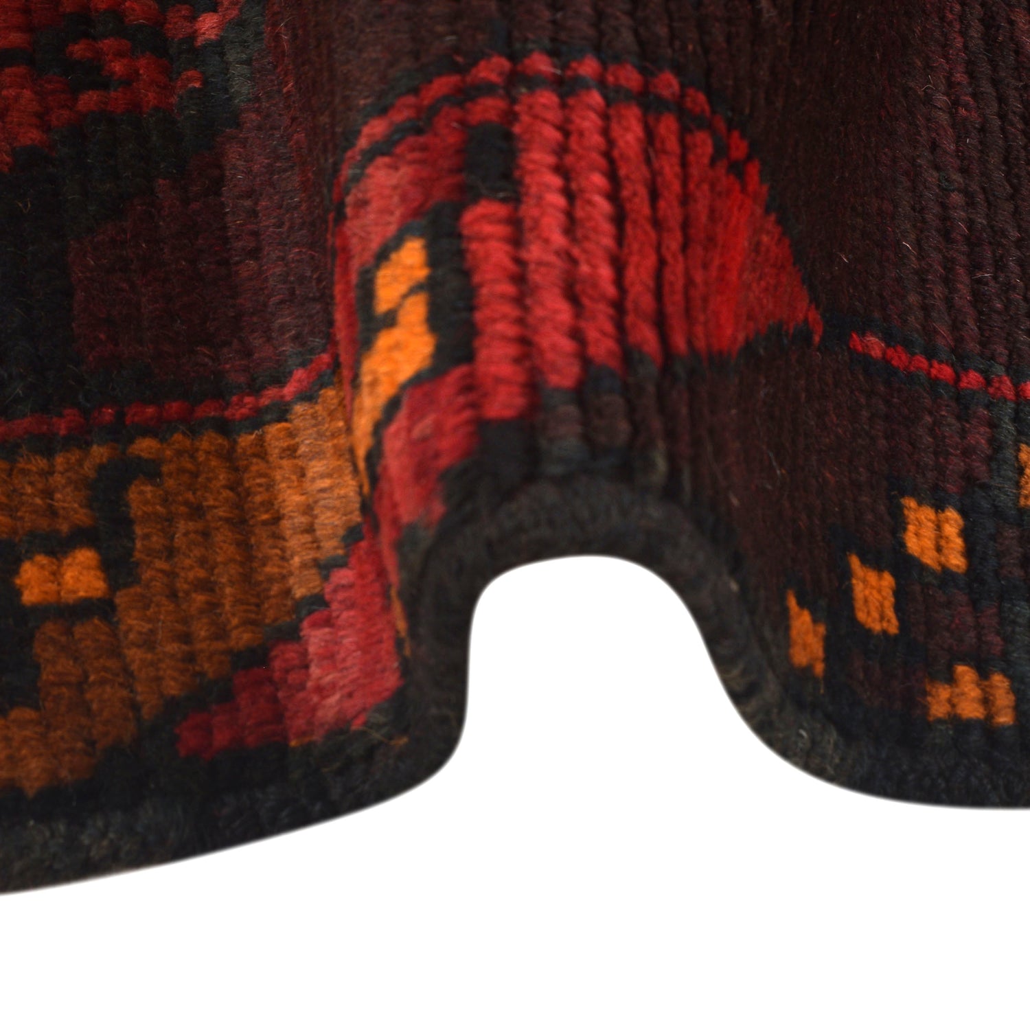 Tribal Baloch Rug 3' 8" x 6' 8" ft / 112 x 202 cm - No. W27417