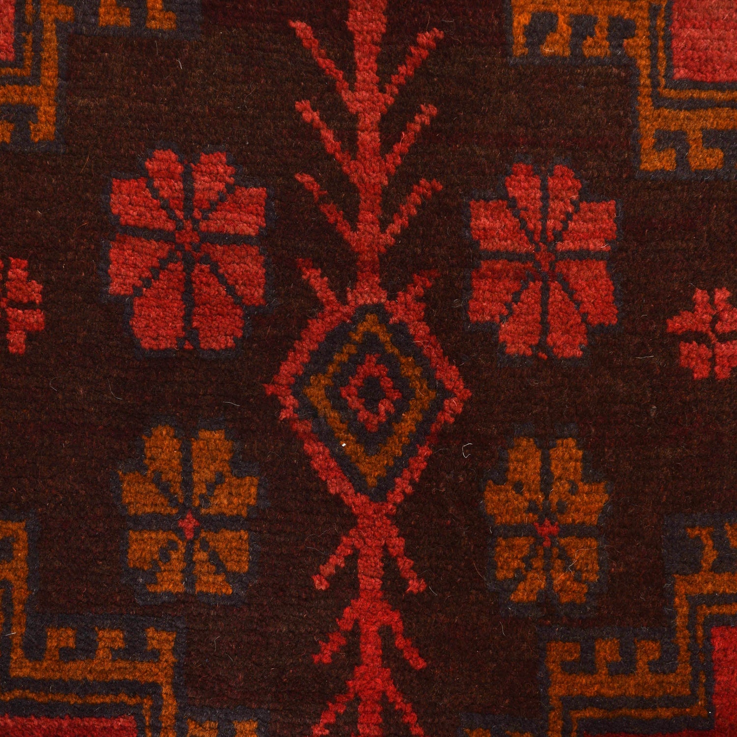Tribal Baloch Rug 3' 9" x 6' 3" ft / 115 x 191 cm - No. W27420