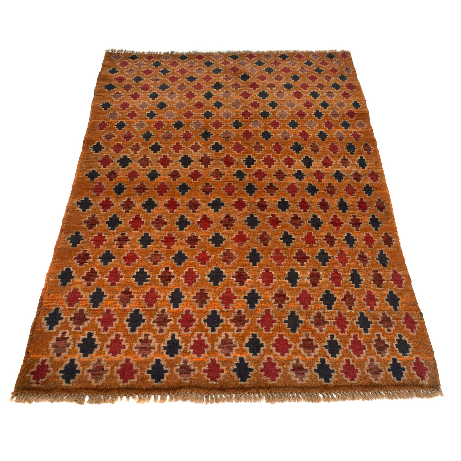 Tribal Baloch Rug 3' 7" x 6' 6" ft / 108 x 197 cm - No. W27422