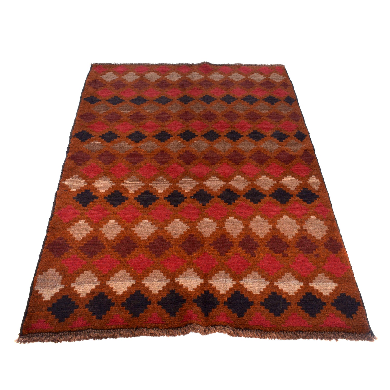 Tribal Baloch Rug 3' 10" x 5' 11" ft / 116 x 181 cm - No. W27424