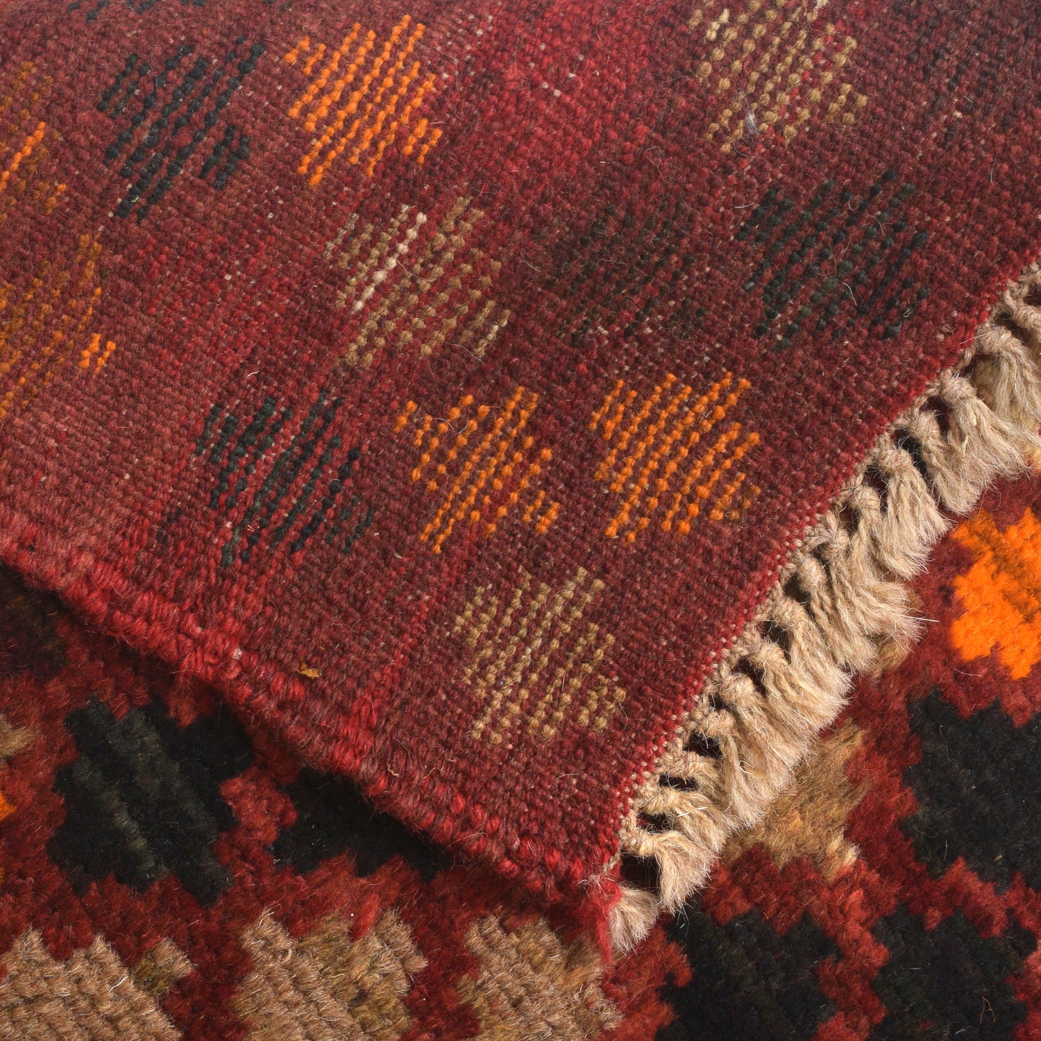 Tribal Baloch Rug 3' 11" x 5' 5" ft / 119 x 166 cm - No. W27426