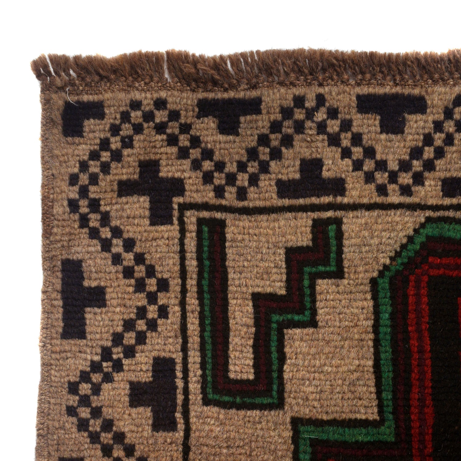 Tribal Baloch Rug 4' 1" x 6' 5" ft / 124 x 195 cm - No. W27427