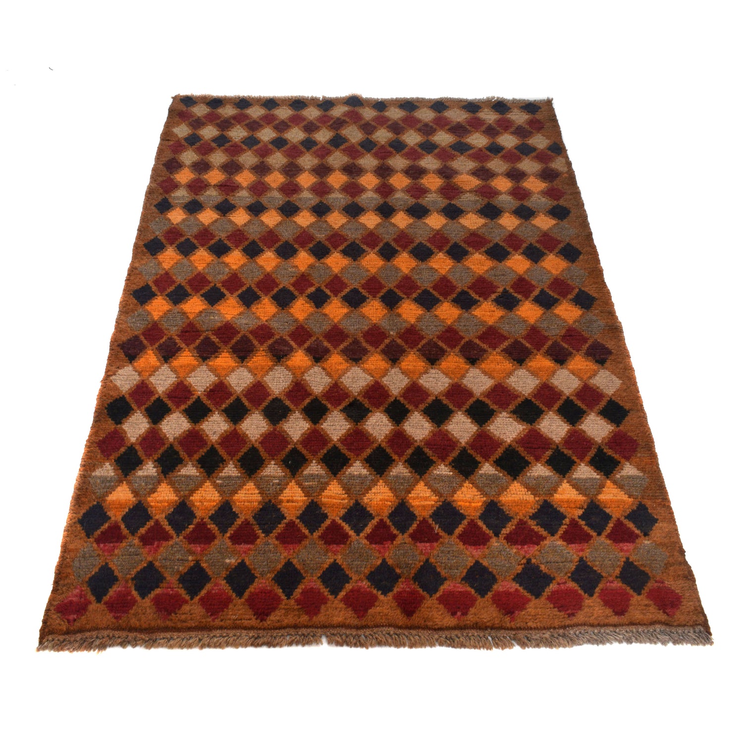 Tribal Baloch Rug 3' 10" x 6' 2" ft / 118 x 187 cm - No. W27428