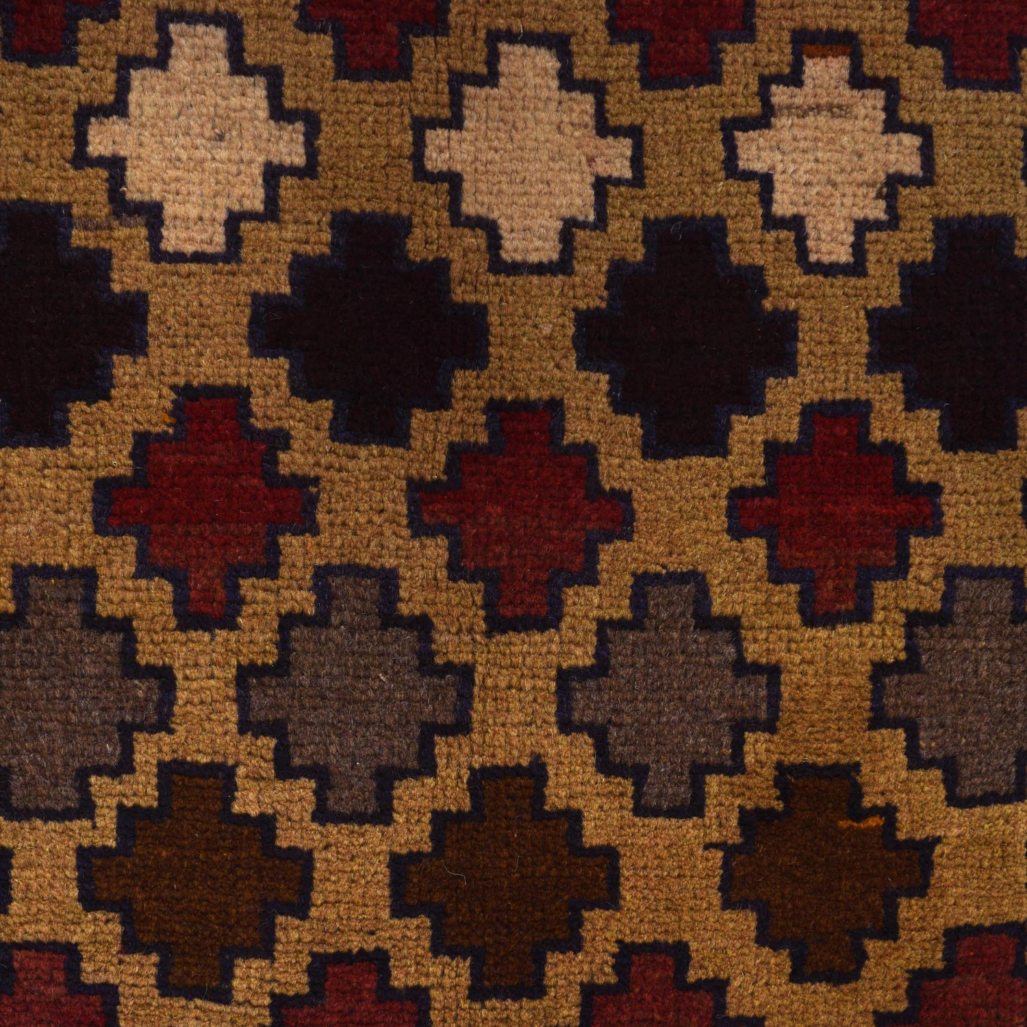 Tribal Baloch Rug 3' 10" x 5' 12" ft / 117 x 182 cm - No. W27430