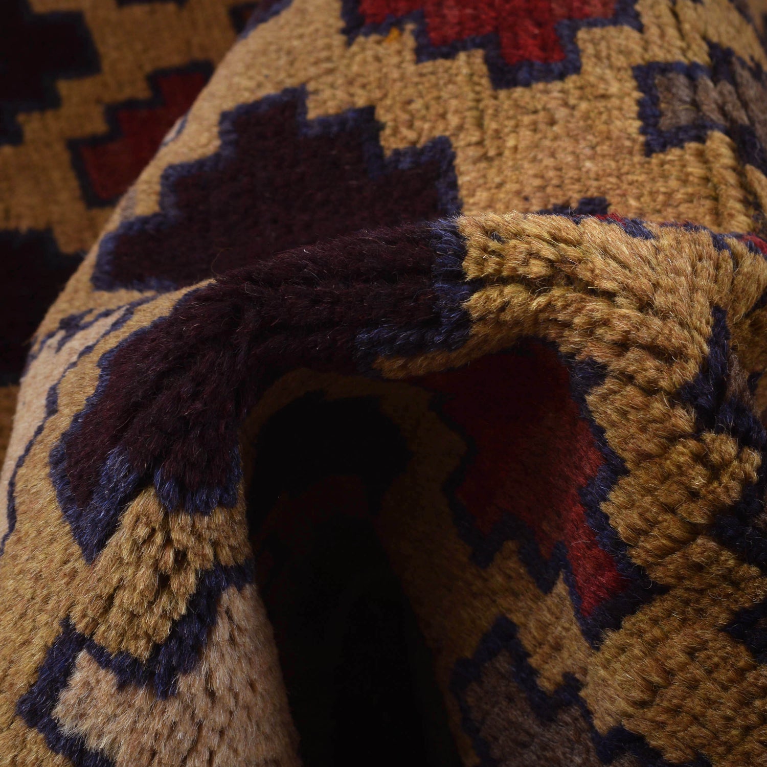 Tribal Baloch Rug 3' 10" x 5' 12" ft / 117 x 182 cm - No. W27430