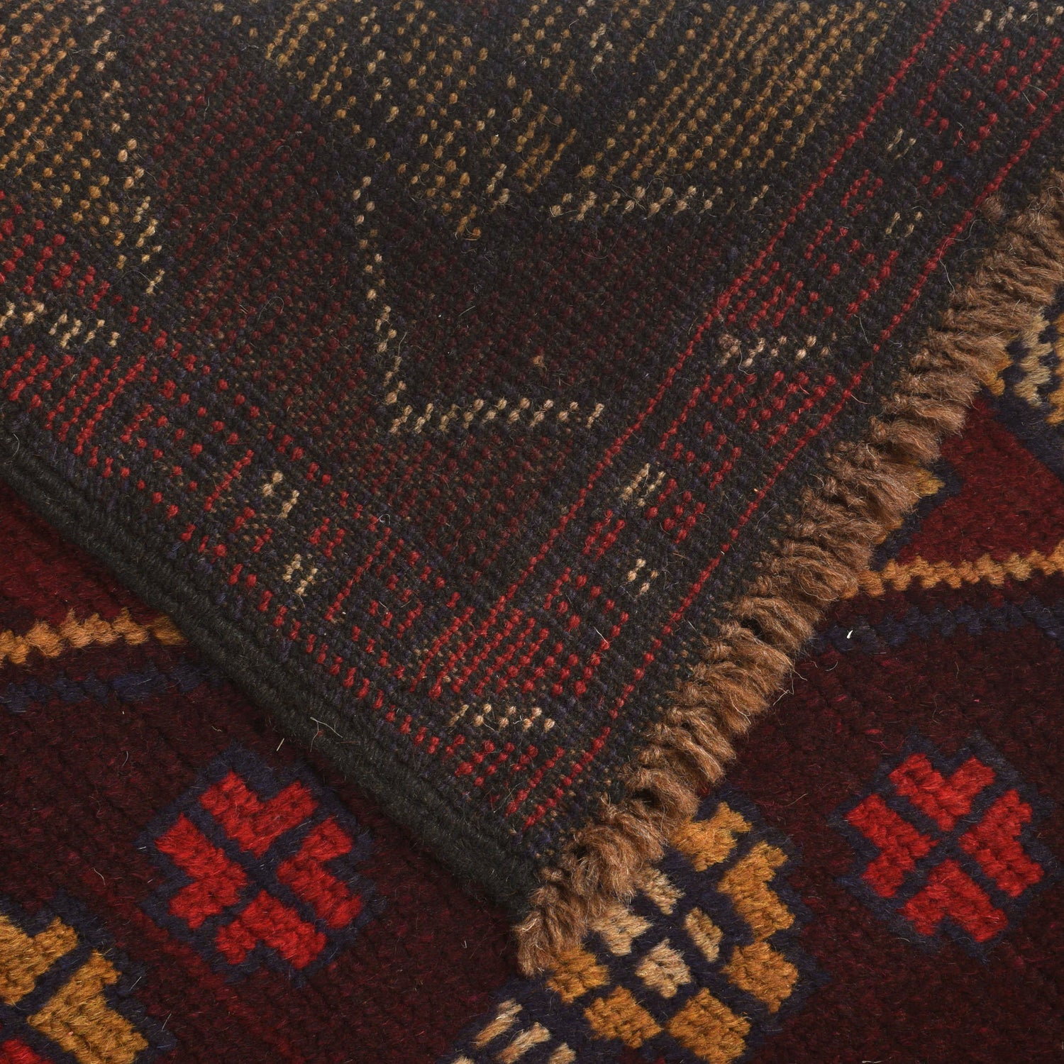 Tribal Baloch Rug 3' 10" x 6' 4" ft / 118 x 193 cm - No. W27434