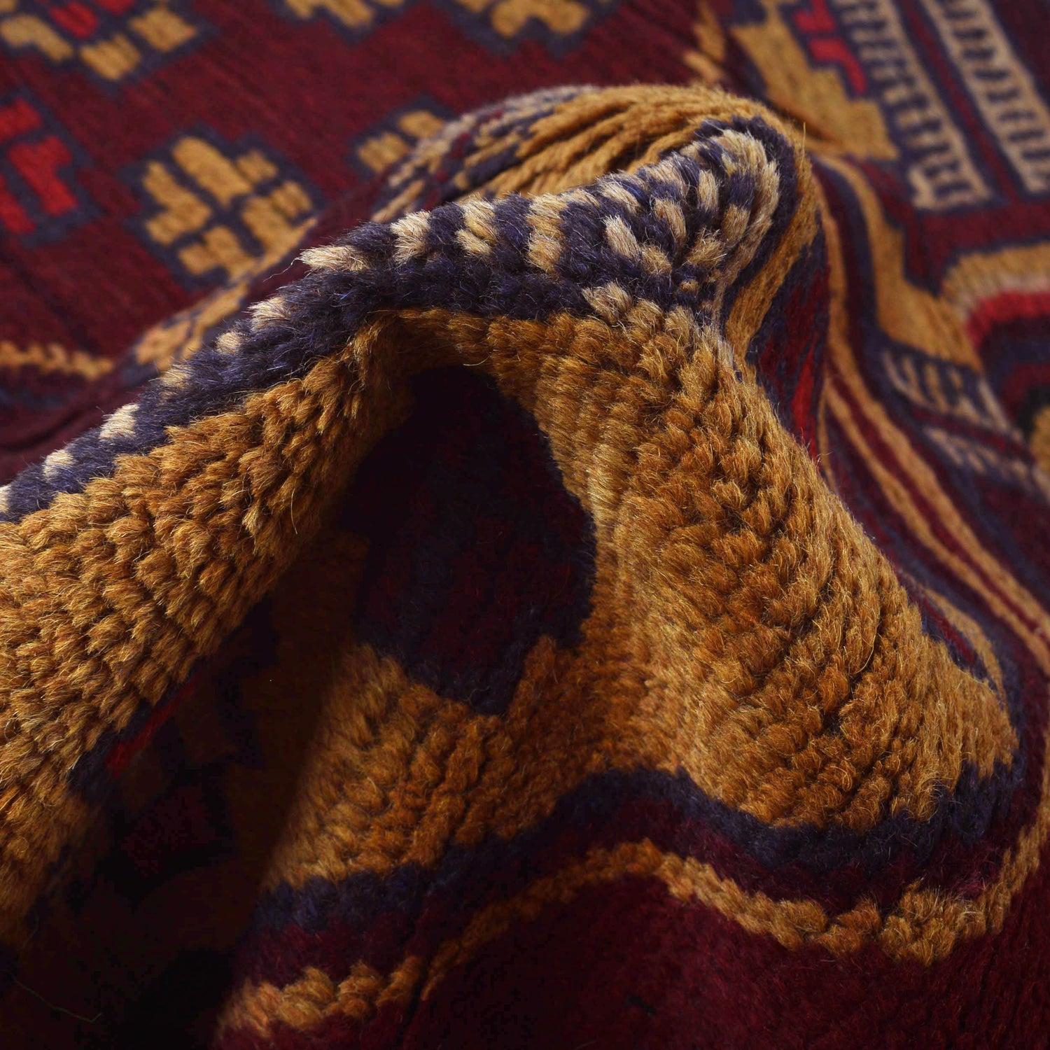 Tribal Baloch Rug 3' 10" x 6' 4" ft / 118 x 193 cm - No. W27434