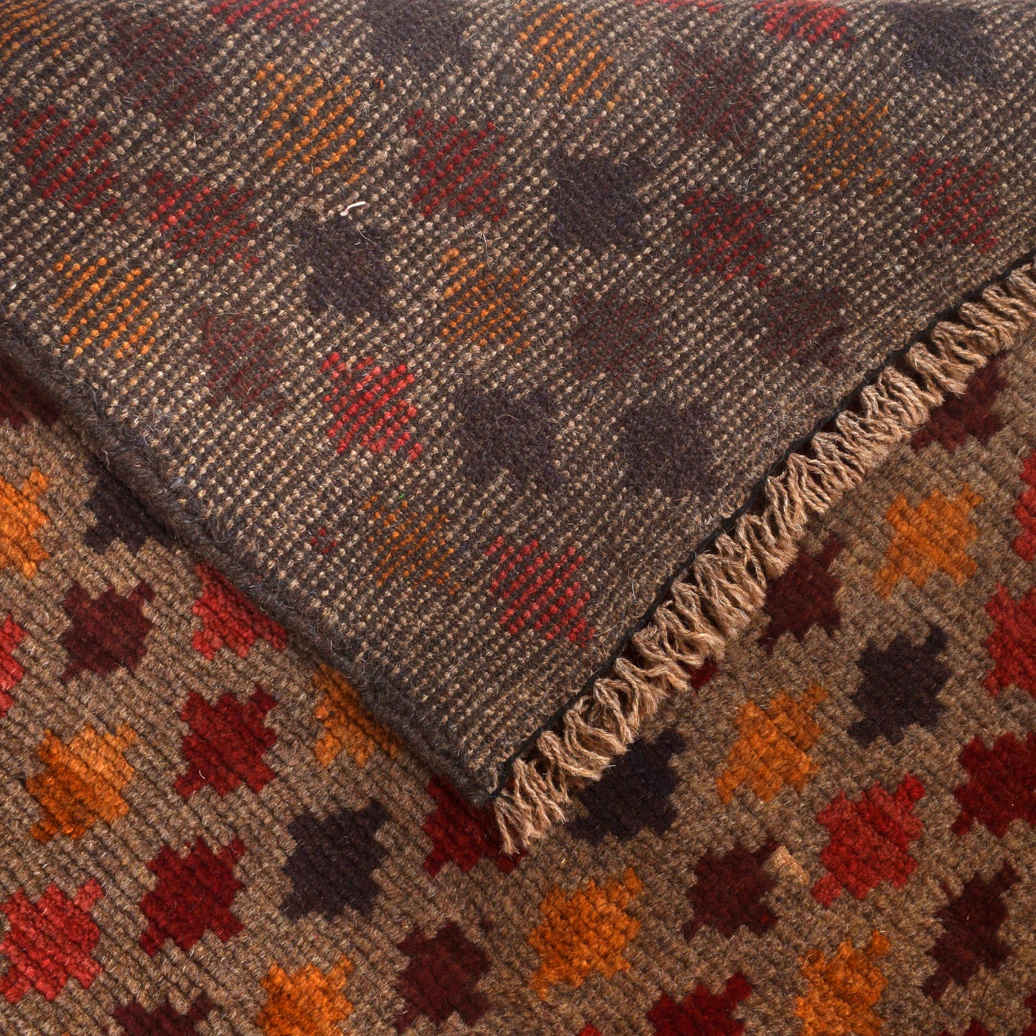 Tribal Baloch Rug 3' 11" x 6' 2" ft / 120 x 188 cm - No. W27437