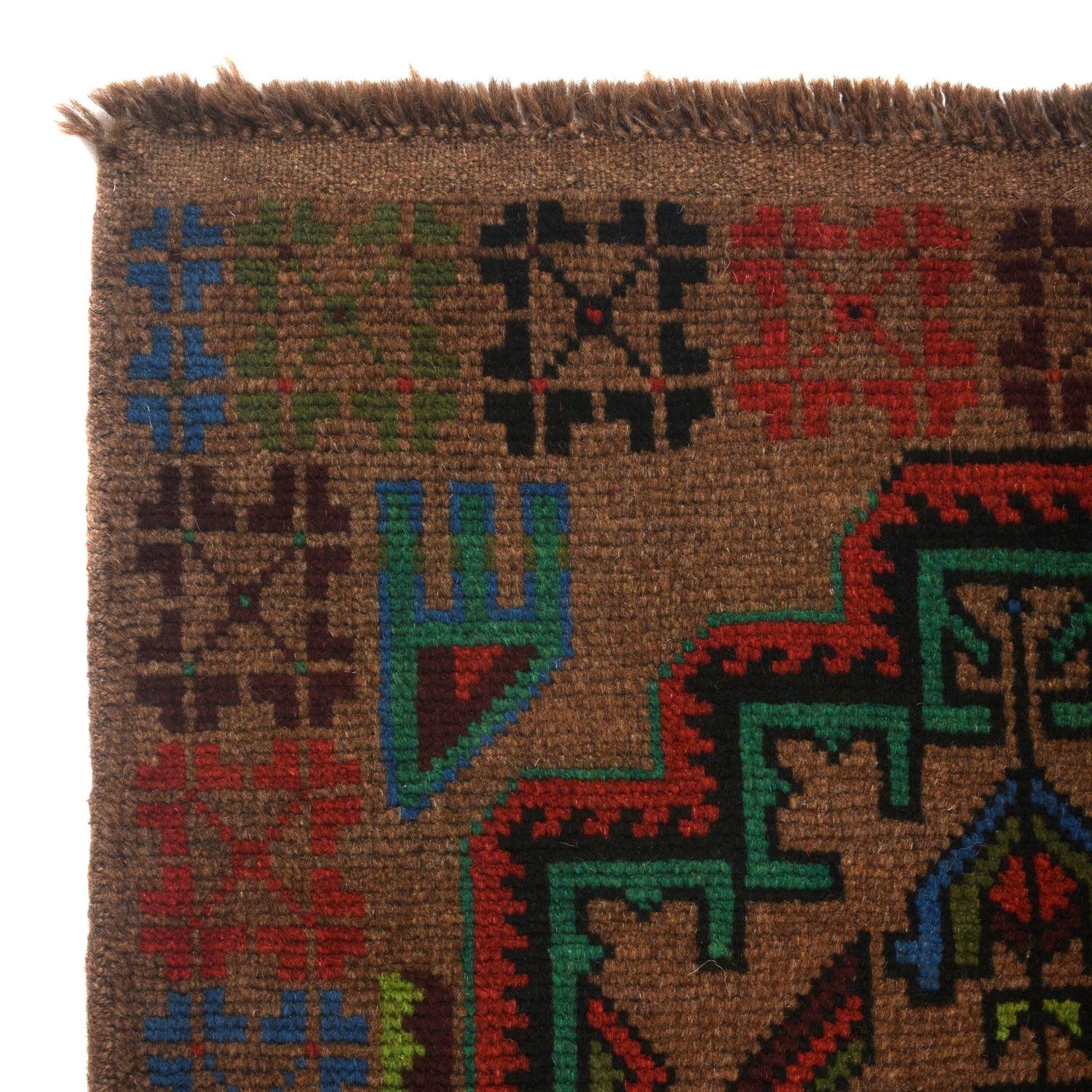 Tribal Baloch Rug 4' 2" x 6' 3" ft / 127 x 190 cm - No. W27440A