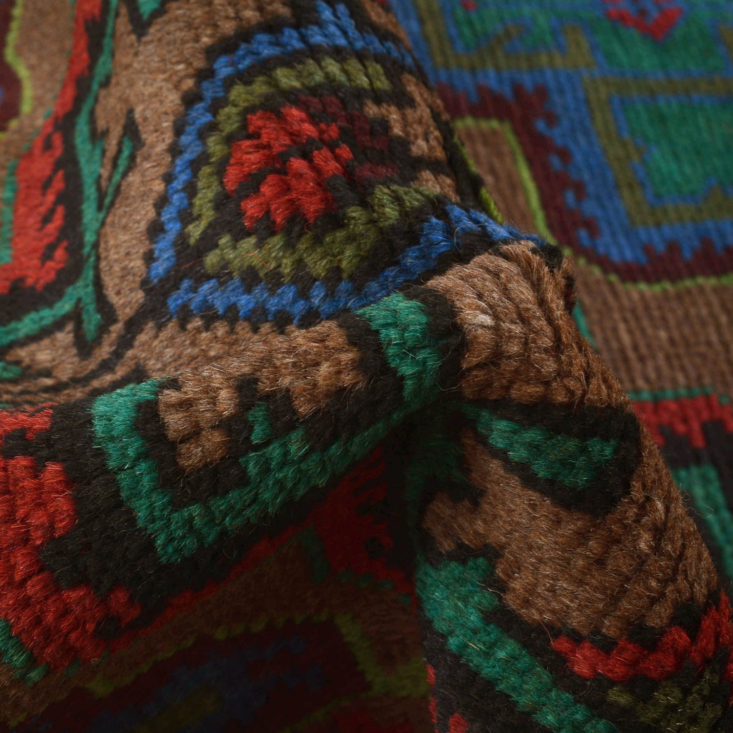 Tribal Baloch Rug 4' 2" x 6' 3" ft / 127 x 190 cm - No. W27440A