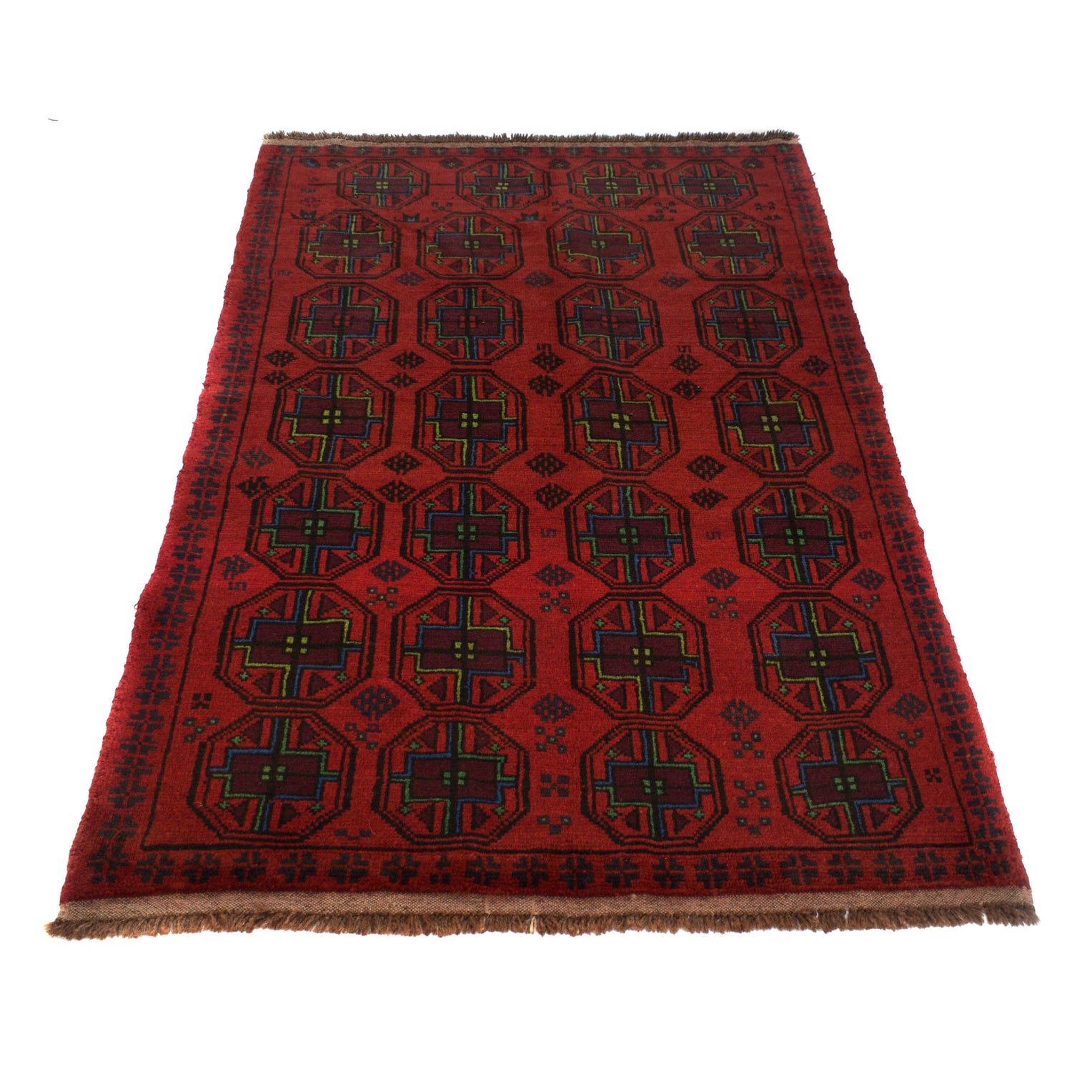 Tribal Baloch Rug 3' 10" x 6' 4" ft / 117 x 193 cm - No. W27445