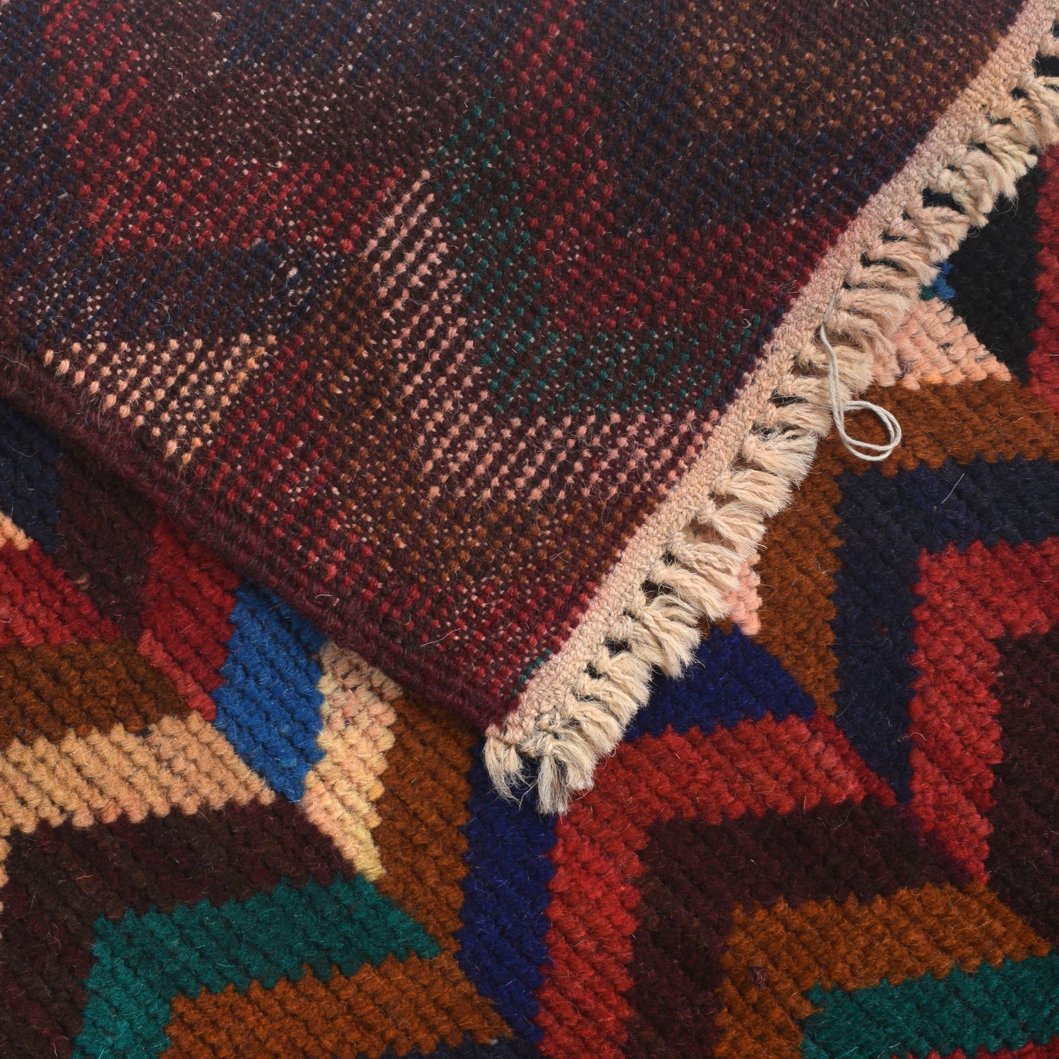 Tribal Baloch Rug 3' 11" x 6' 2" ft / 120 x 188 cm - No. W27449