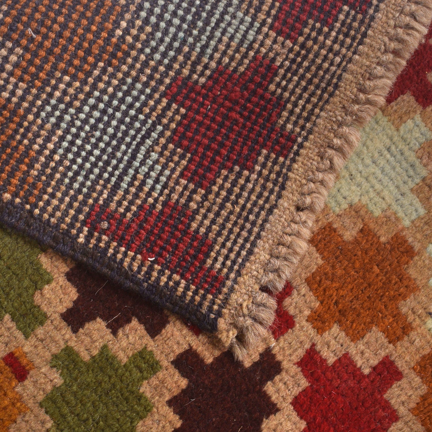 Tribal Baloch Rug 3' 9" x 6' 4" ft / 114 x 194 cm - No. W27455