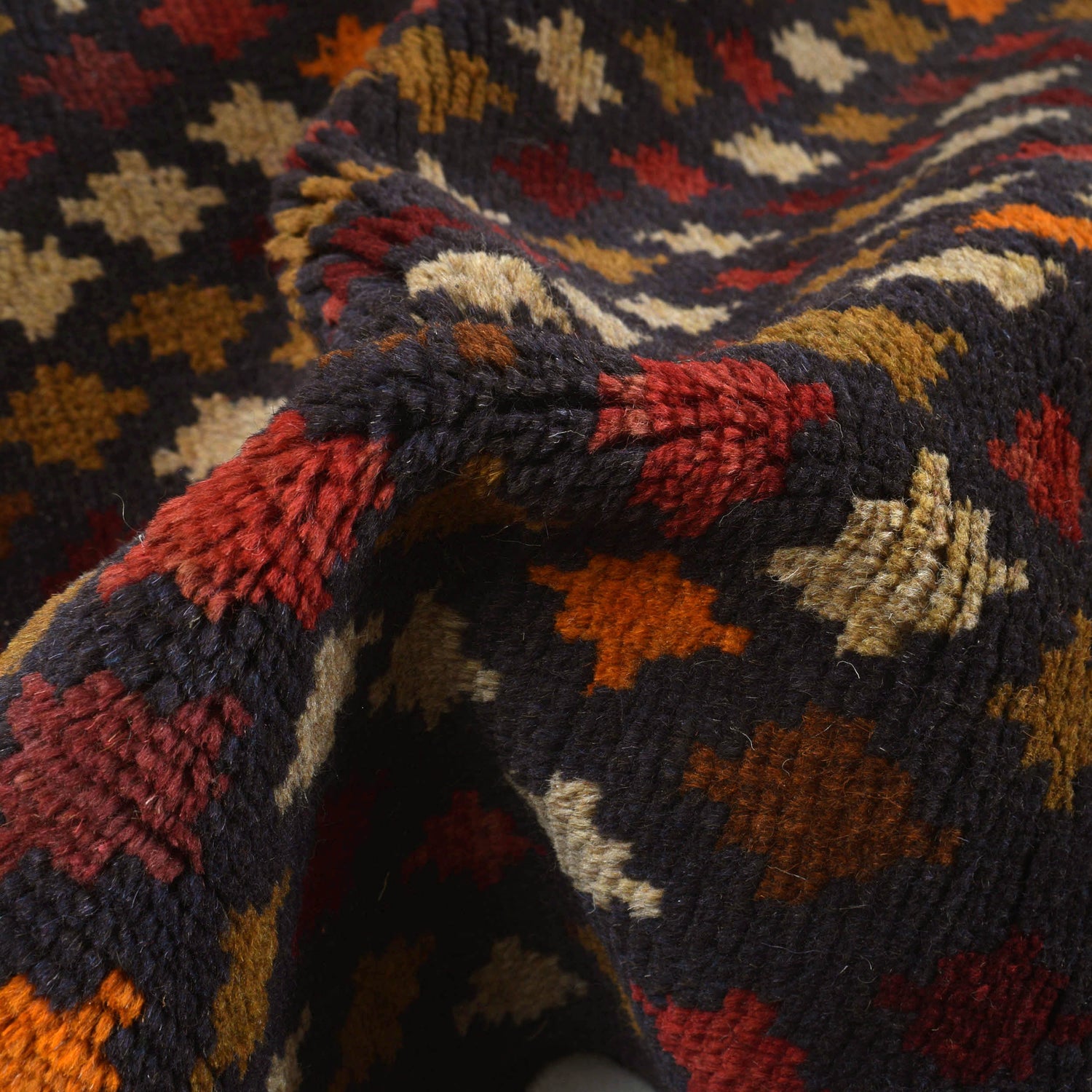 Tribal Baloch Rug 3' 10" x 6' 4" ft / 116 x 193 cm - No. W27456