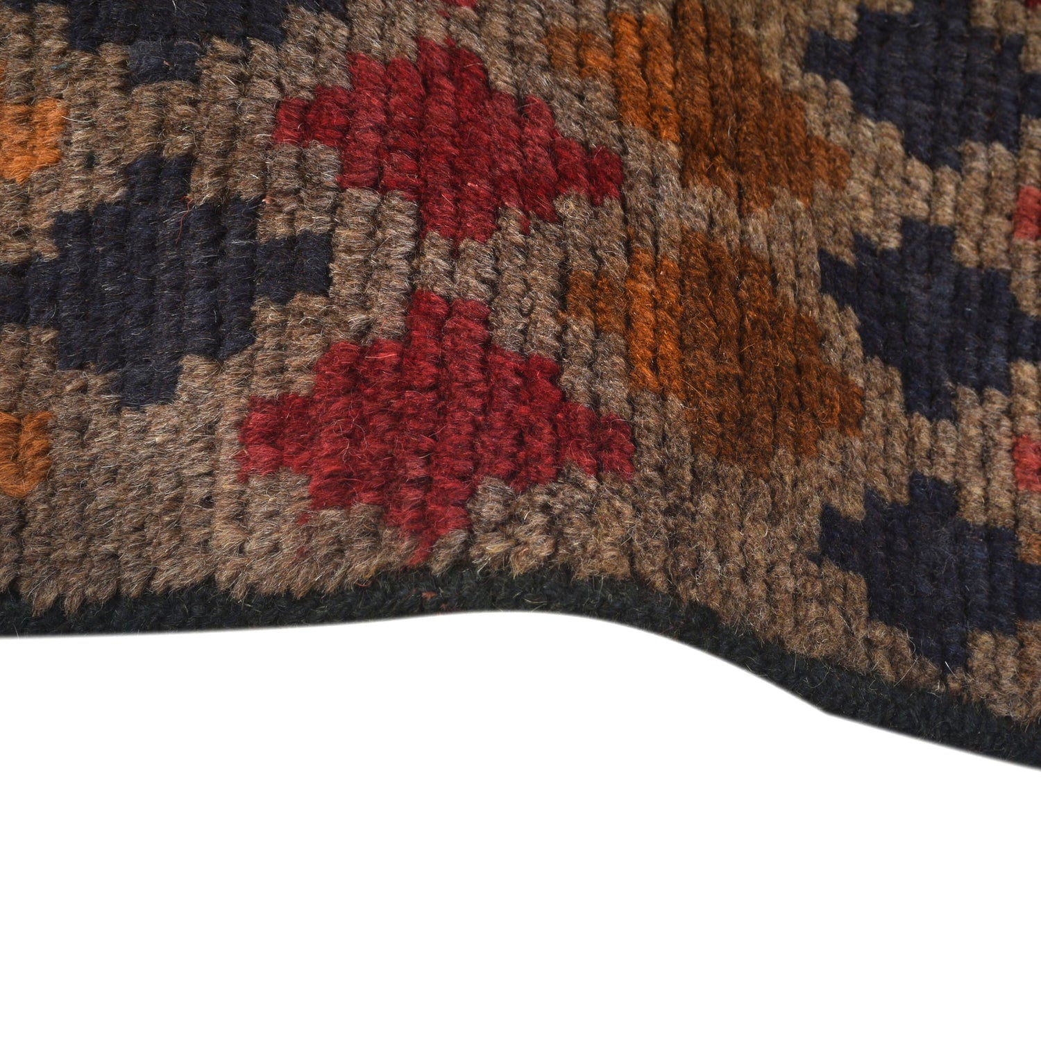 Tribal Baloch Rug 3' 7" x 5' 9" ft / 110 x 174 cm - No. W27457