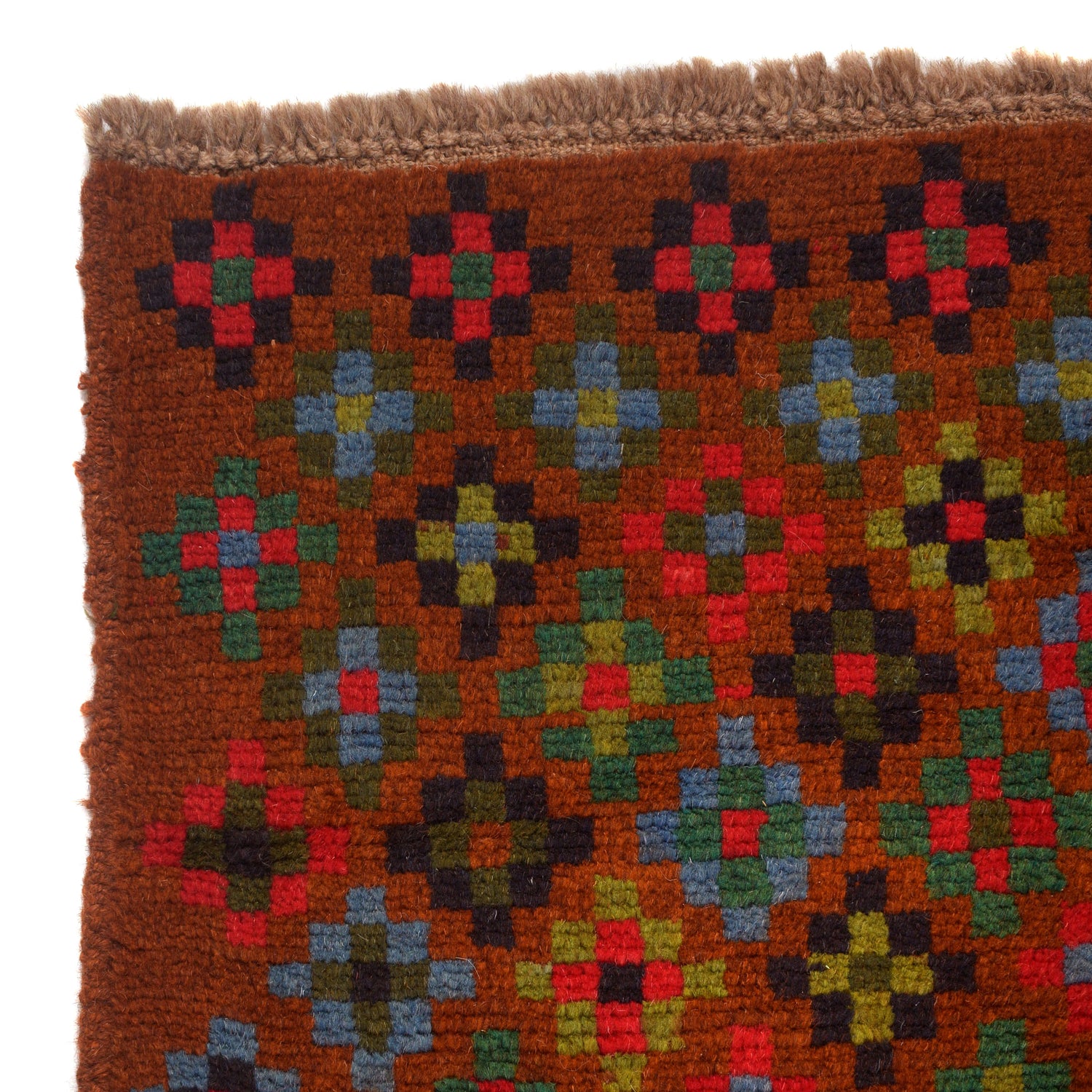 Tribal Baloch Rug 4' 0" x 6' 1" ft / 123 x 186 cm - No. W27458