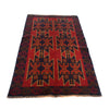 Tribal Baloch Rug 3' 7" x 6' 2" ft / 110 x 188 cm - No. W27459