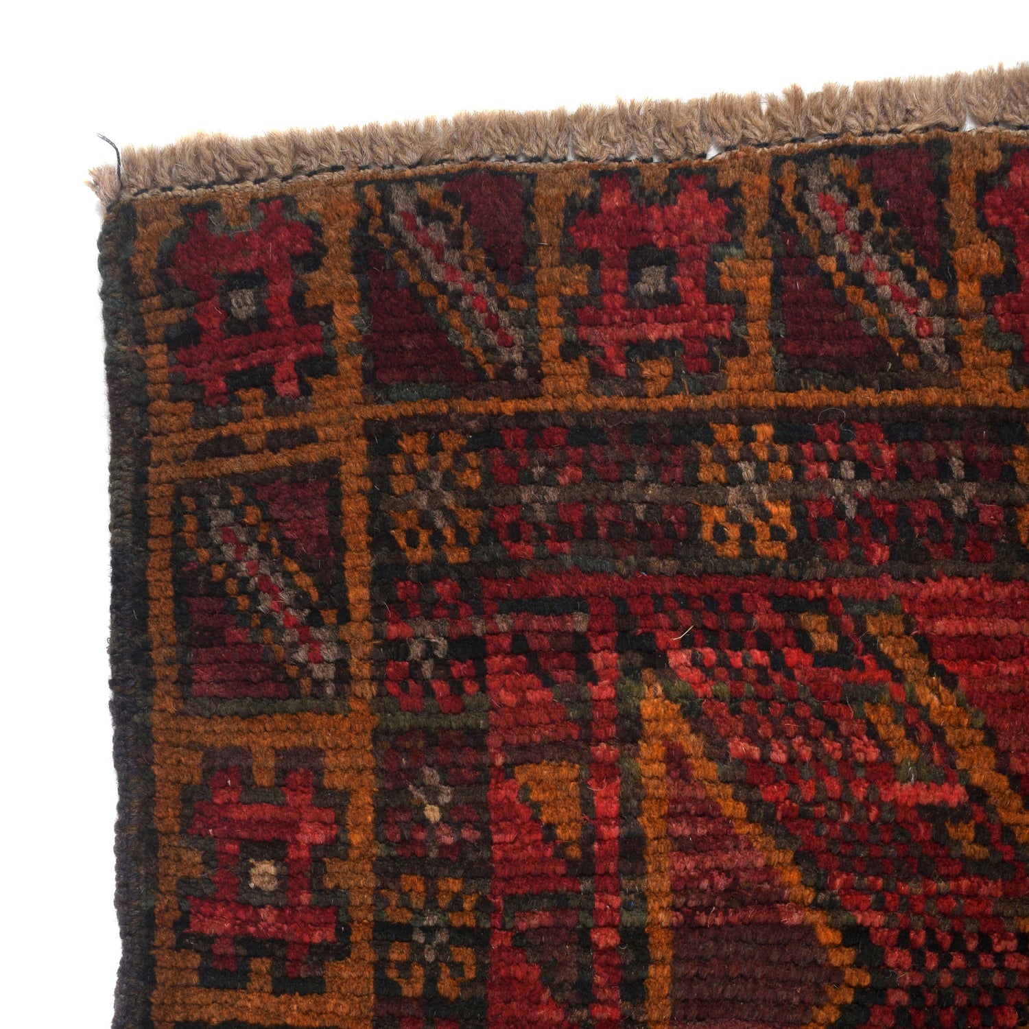 Tribal Baloch Rug 3' 9" x 5' 10" ft / 114 x 178 cm - No. W27462