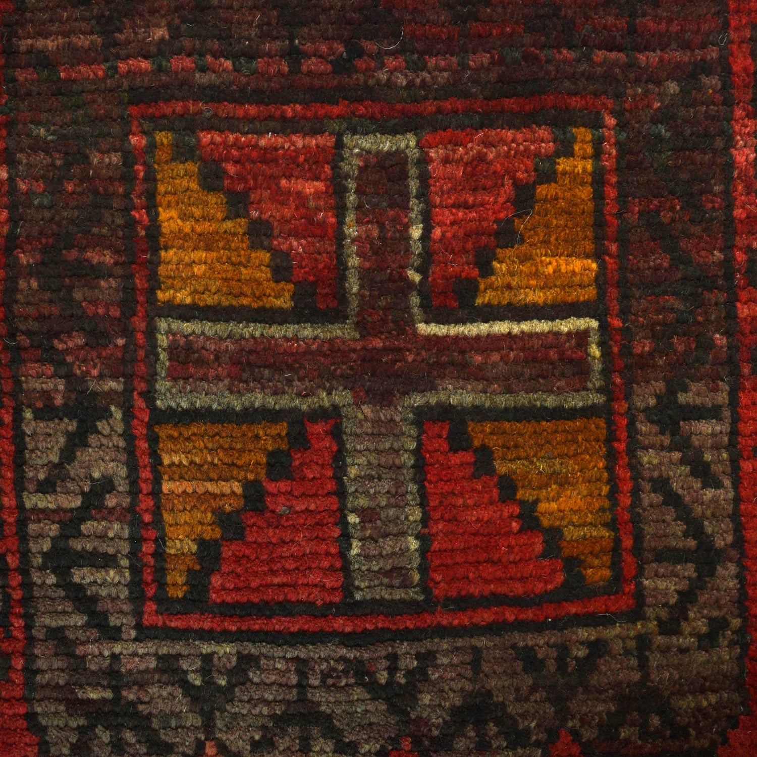Tribal Baloch Rug 3' 9" x 5' 10" ft / 114 x 178 cm - No. W27462