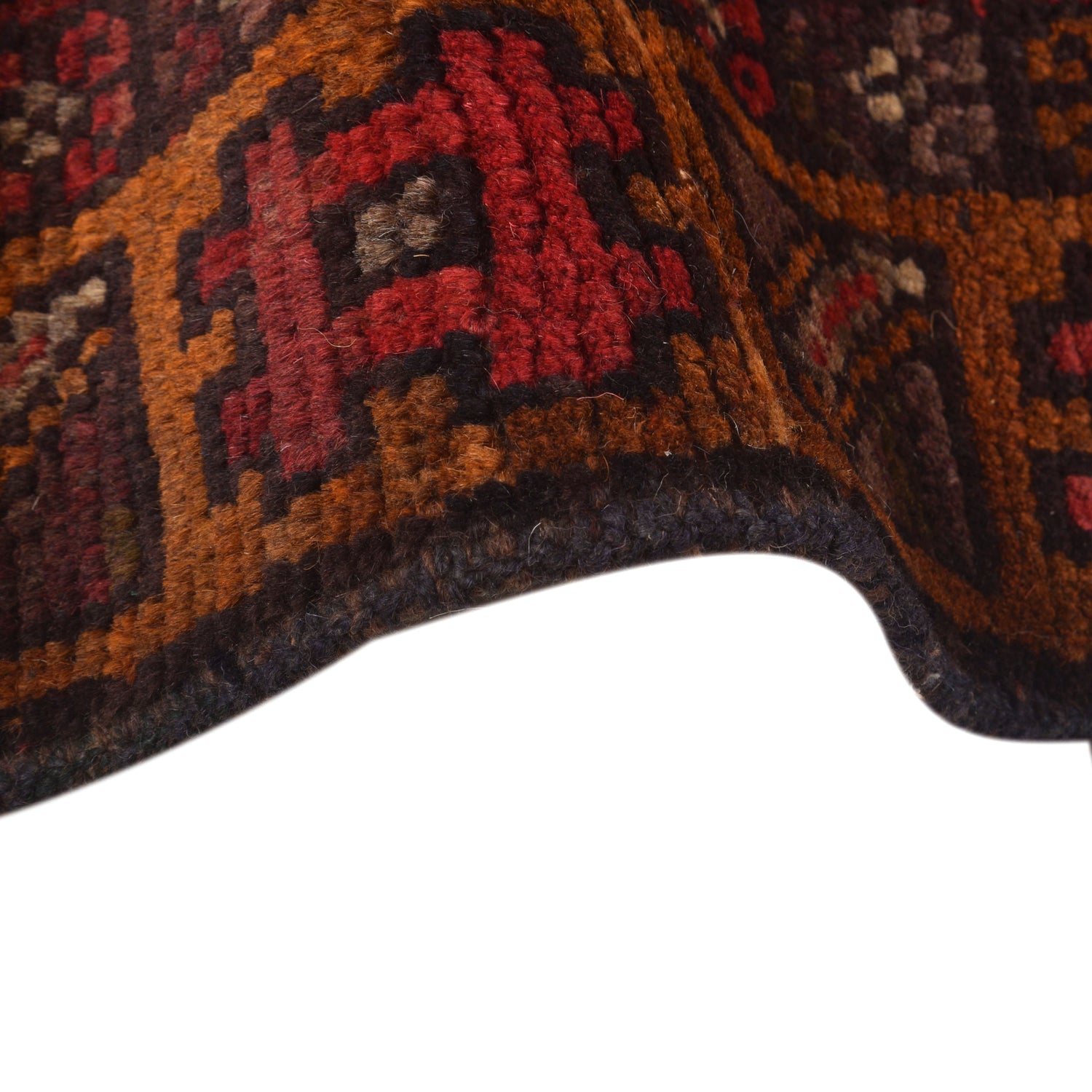 Tribal Baloch Rug 3' 9" x 5' 10" ft / 114 x 178 cm - No. W27462