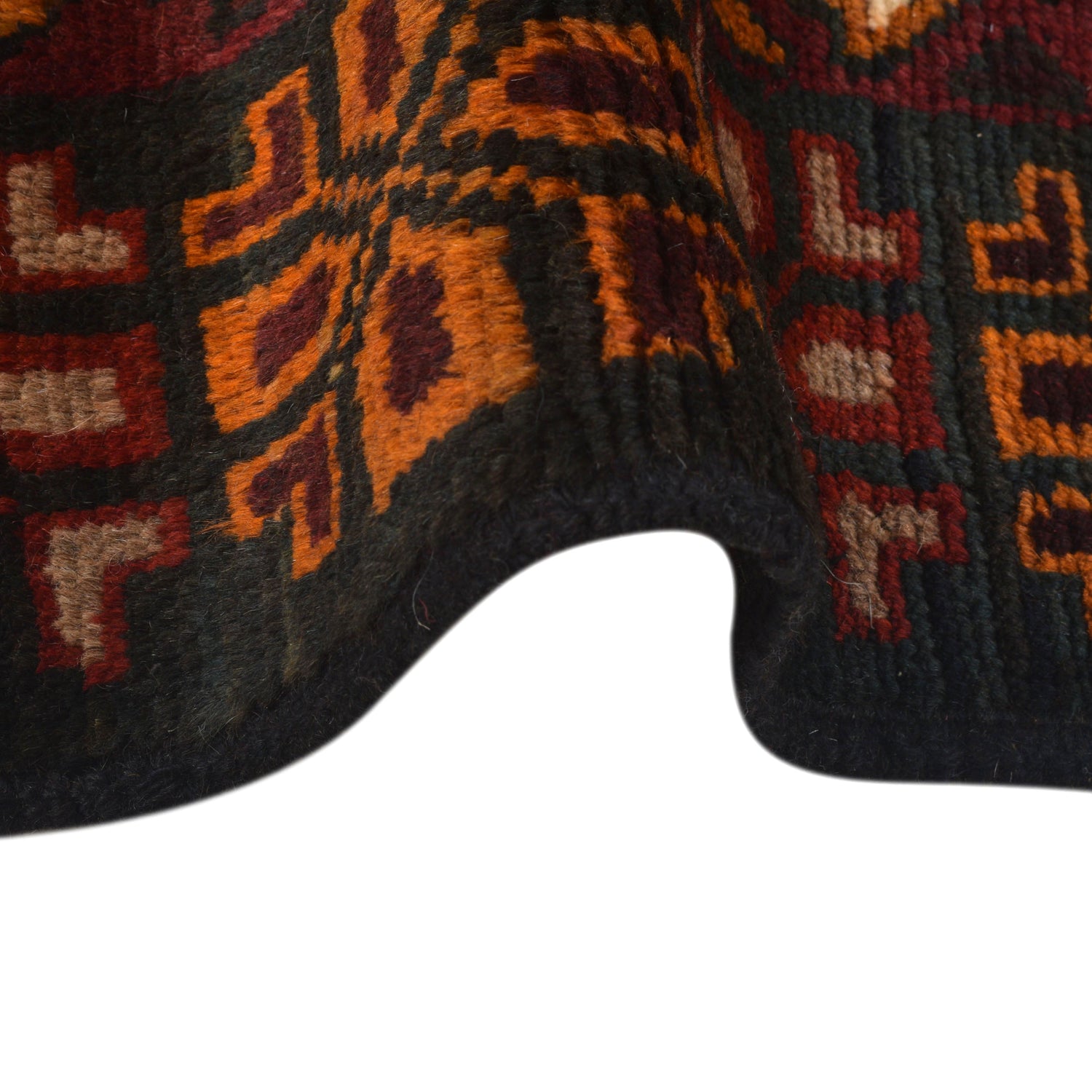 Tribal Baloch Rug 3' 8" x 6' 1" ft / 111 x 186 cm - No. W27463