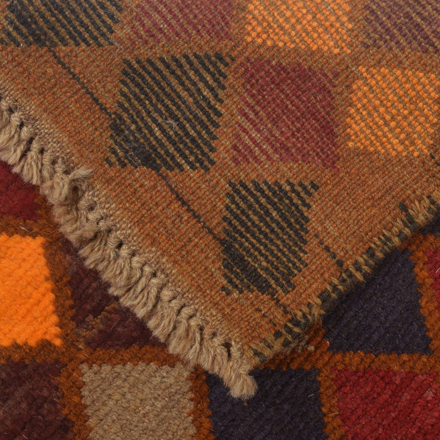 Tribal Baloch Rug 3' 8" x 6' 4" ft / 112 x 193 cm - No. W27464