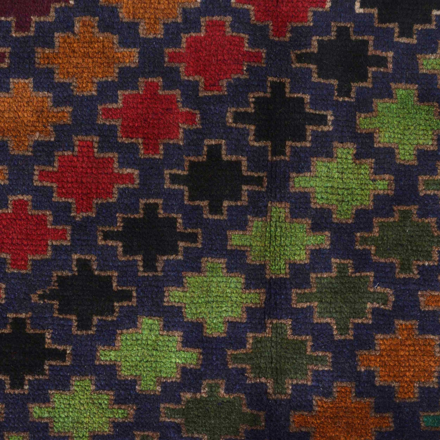 Tribal Baloch Rug 3' 12" x 6' 3" ft / 121 x 190 cm - No. W28014