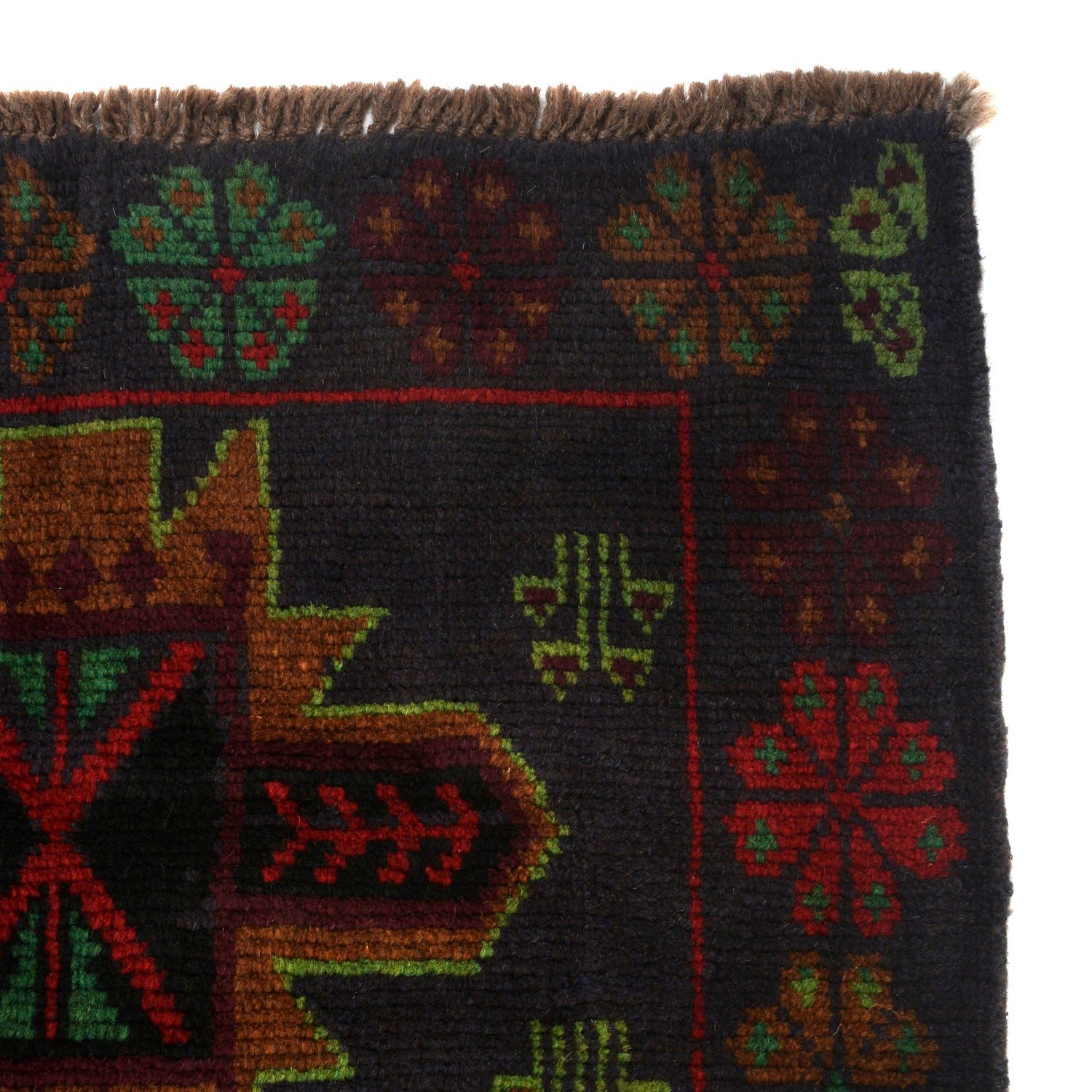 Tribal Baloch Rug 3' 12" x 6' 2" ft / 121 x 188 cm - No. W28015