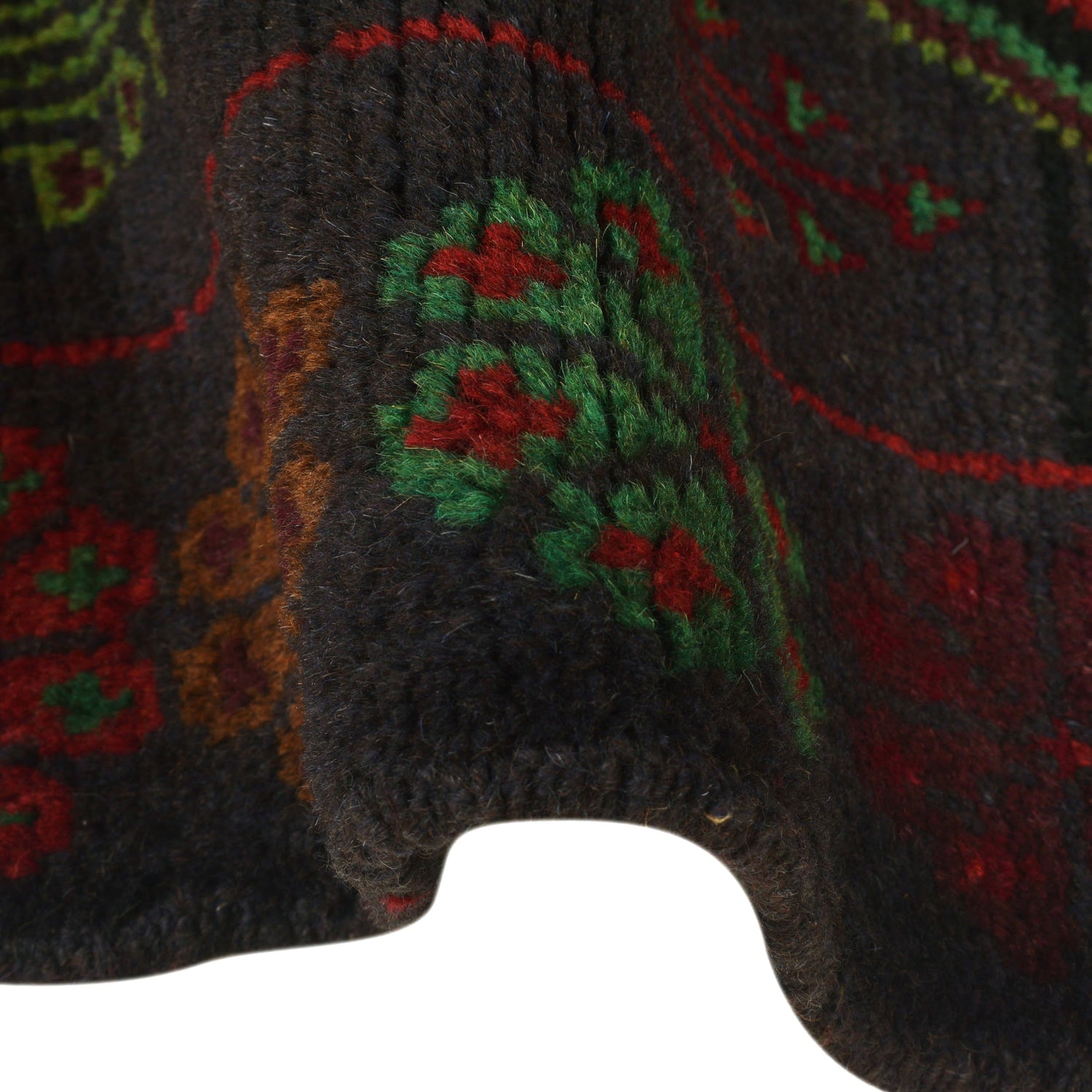 Tribal Baloch Rug 3' 12" x 6' 2" ft / 121 x 188 cm - No. W28015