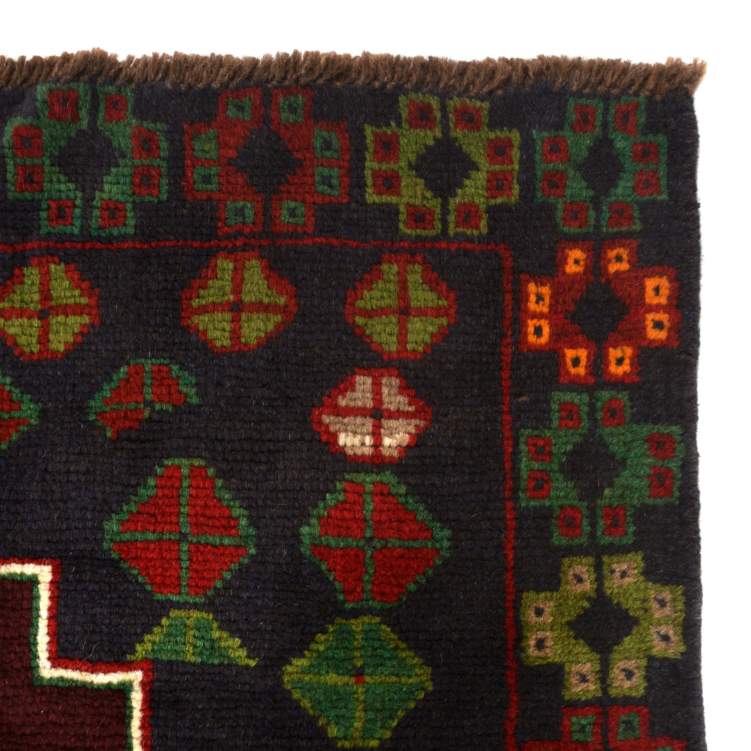 Tribal Baloch Rug 3' 10" x 6' 4" ft / 118 x 194 cm - No. W28016