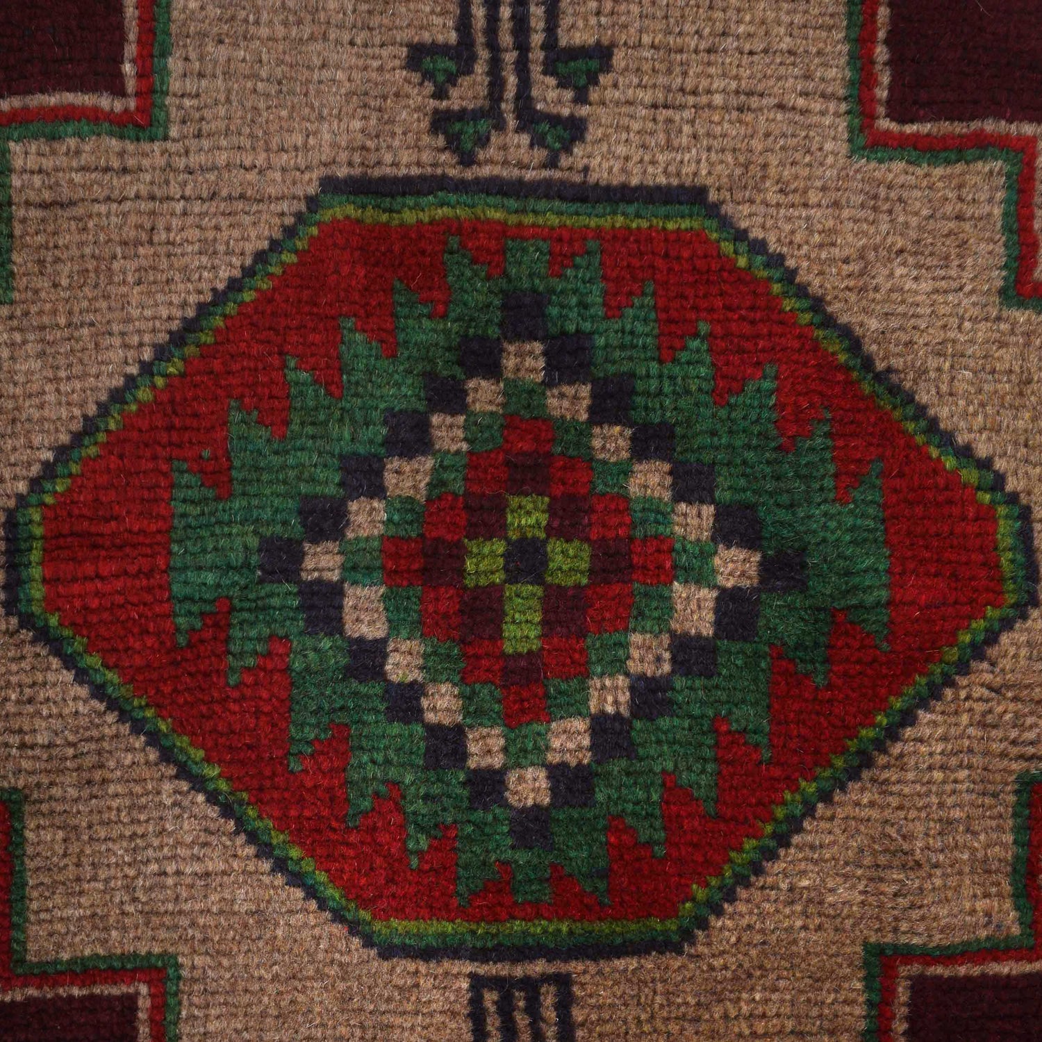 Tribal Baloch Rug 3' 10" x 6' 4" ft / 118 x 194 cm - No. W28016