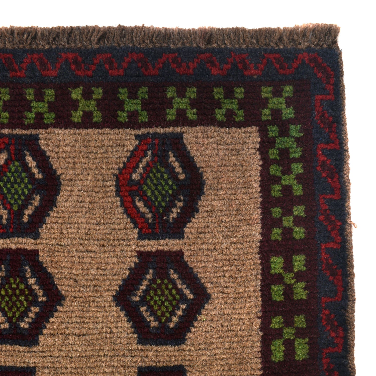 Tribal Baloch Rug 4' 3" x 6' 5" ft / 129 x 195 cm - No. W28021