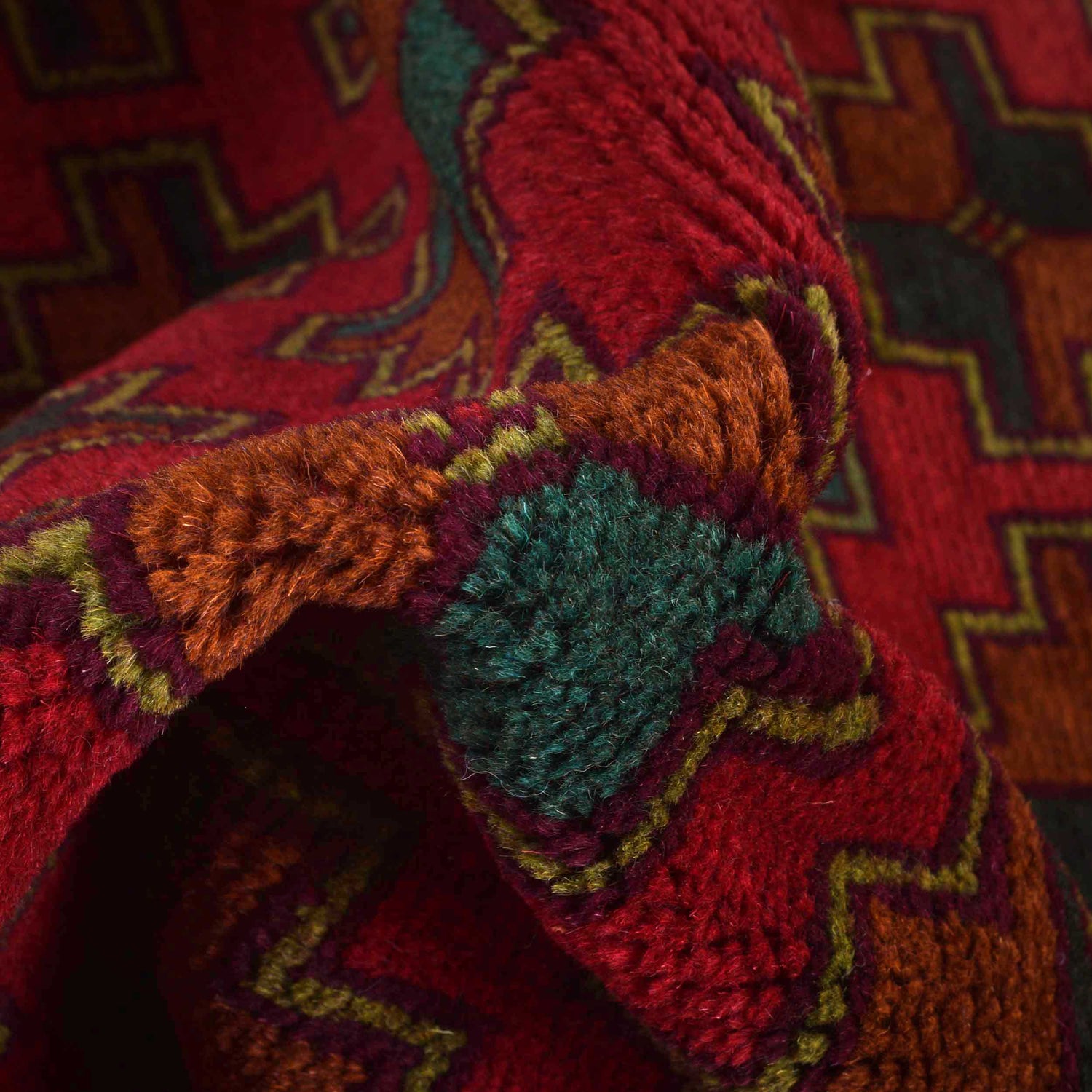 Tribal Baloch Rug 4' 2" x 6' 4" ft / 127 x 194 cm - No. W28022