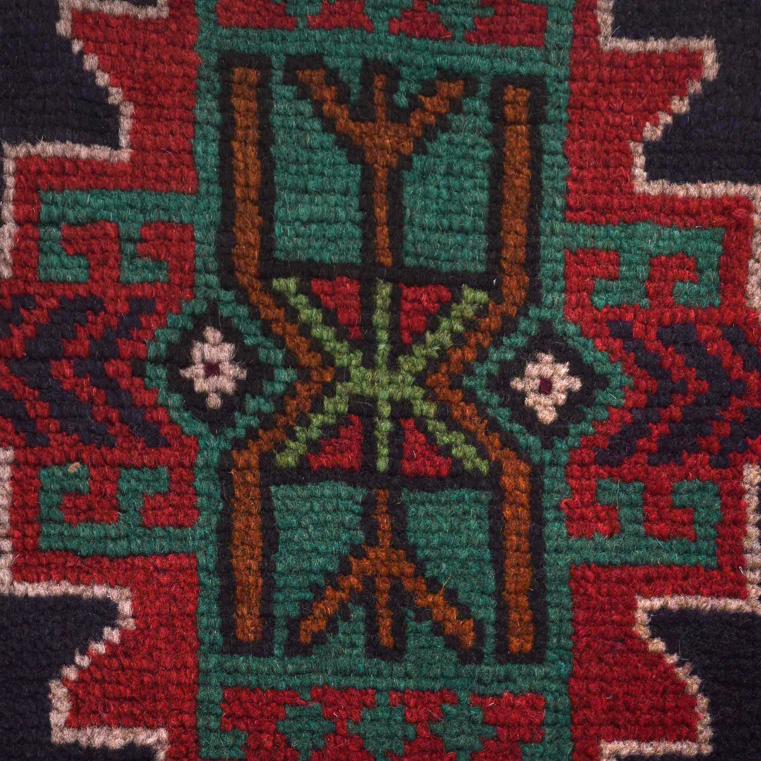 Tribal Baloch Rug 4' 2" x 6' 5" ft / 127 x 195 cm - No. W28023
