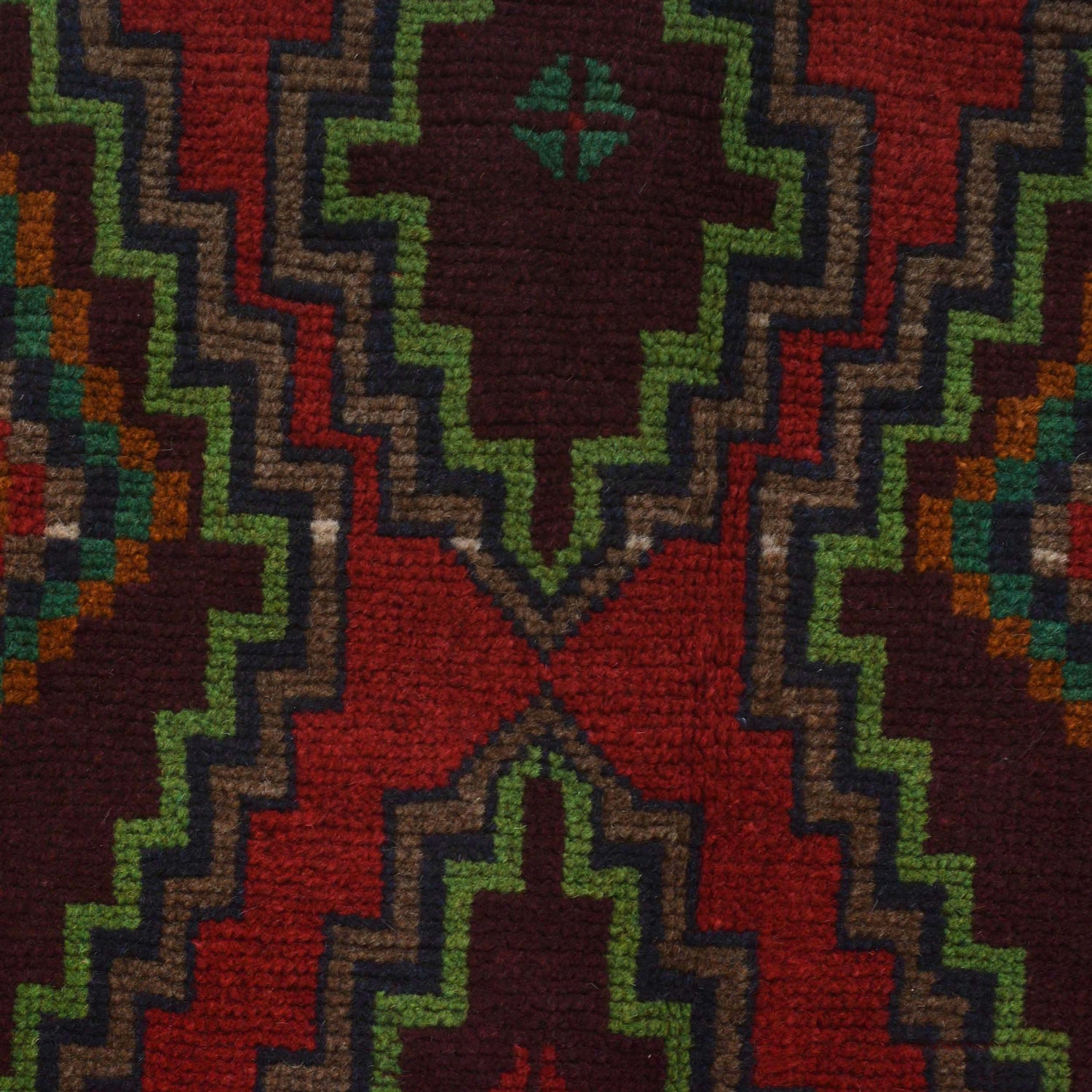 Tribal Baloch Rug 4' 2" x 6' 5" ft / 127 x 195 cm - No. W29015