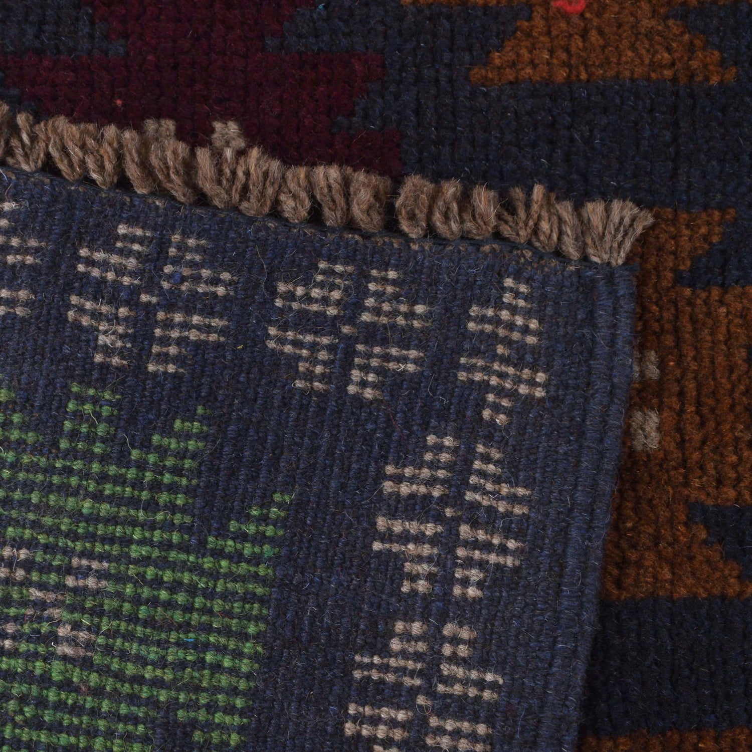 Tribal Baloch Rug 4' 1" x 6' 5" ft / 125 x 195 cm - No. W29016