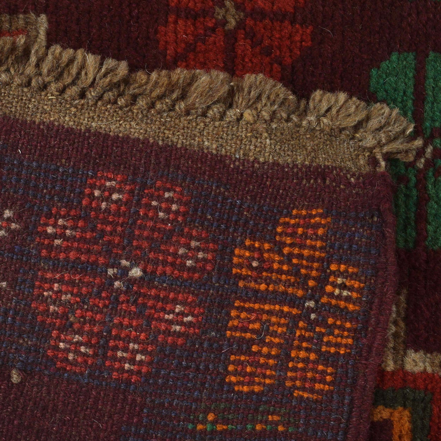 Tribal Baloch Rug 3' 11" x 6' 4" ft / 120 x 192 cm - No. W29017