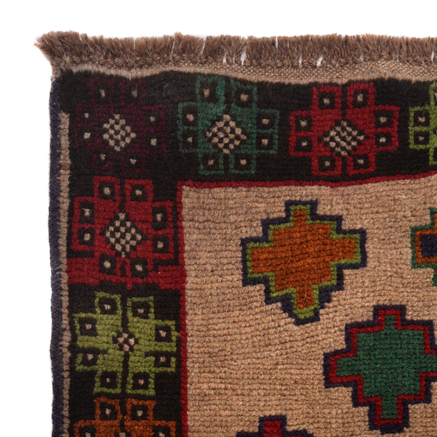 Tribal Baloch Rug 4' 0" x 6' 8" ft / 122 x 204 cm - No. W29018